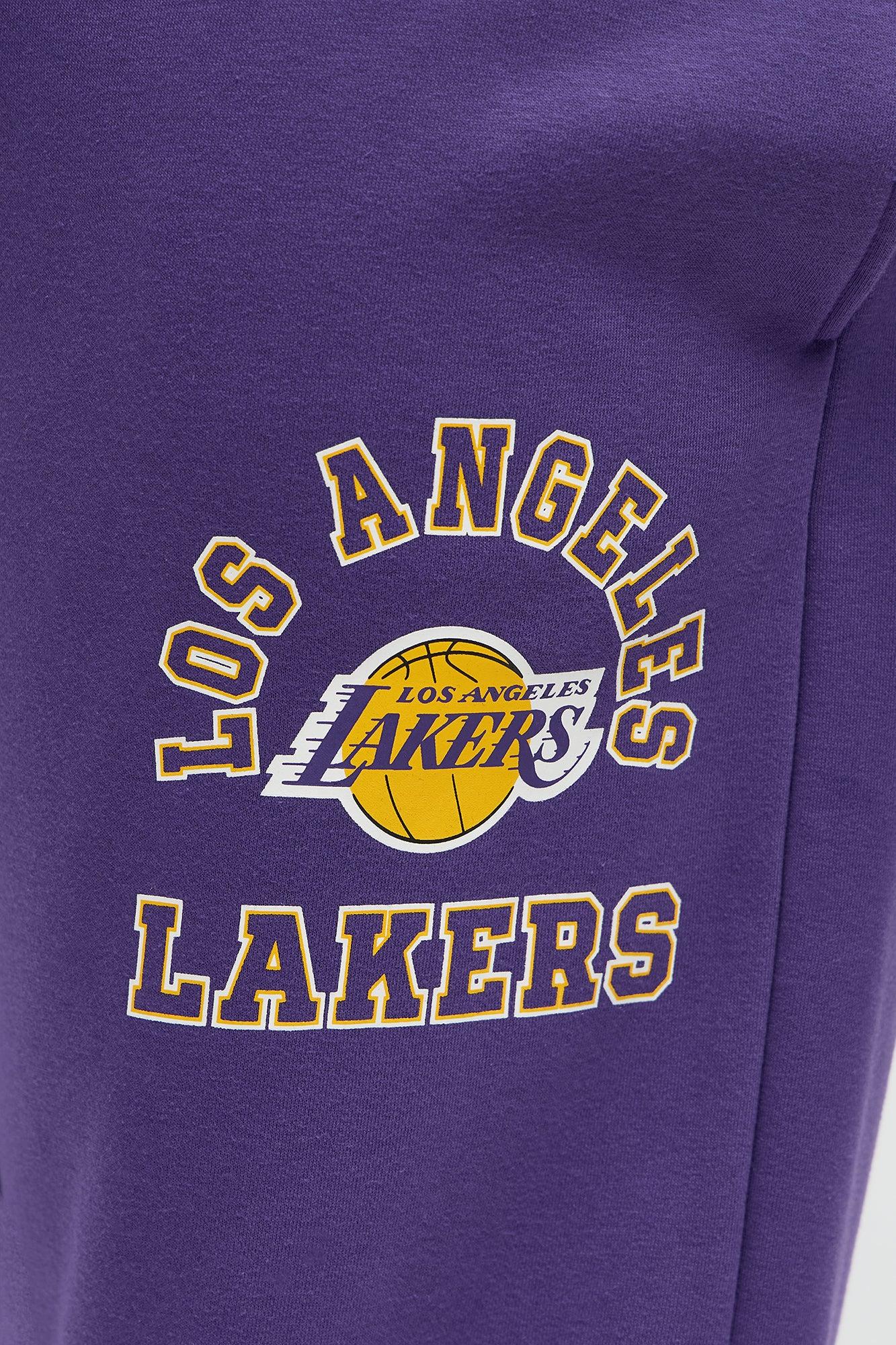 Lakers Basketball Sweatpants - Purple Male Product Image