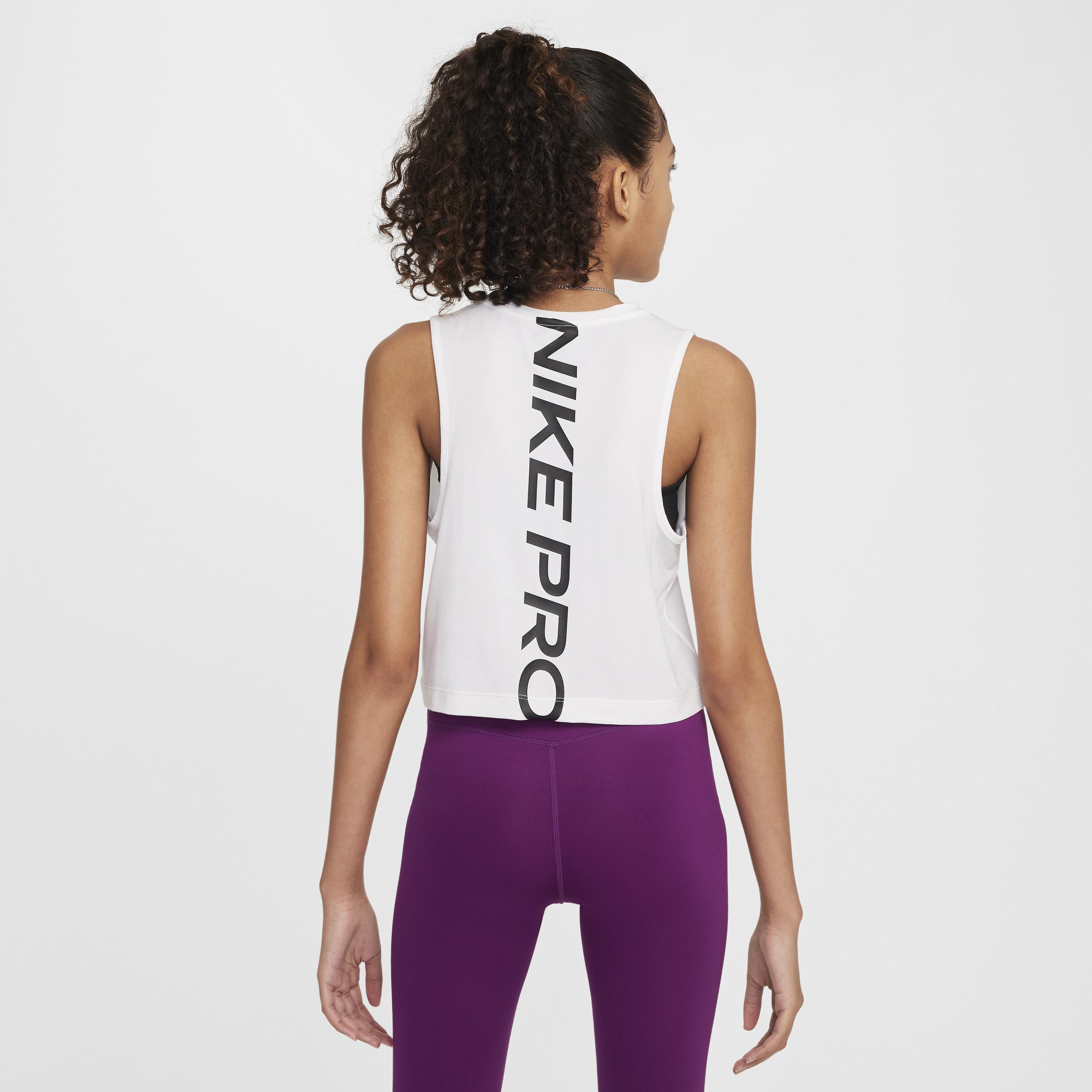 Womens Nike Pro Girls Dri-FIT Training Tank Top | FV2422-100 Product Image