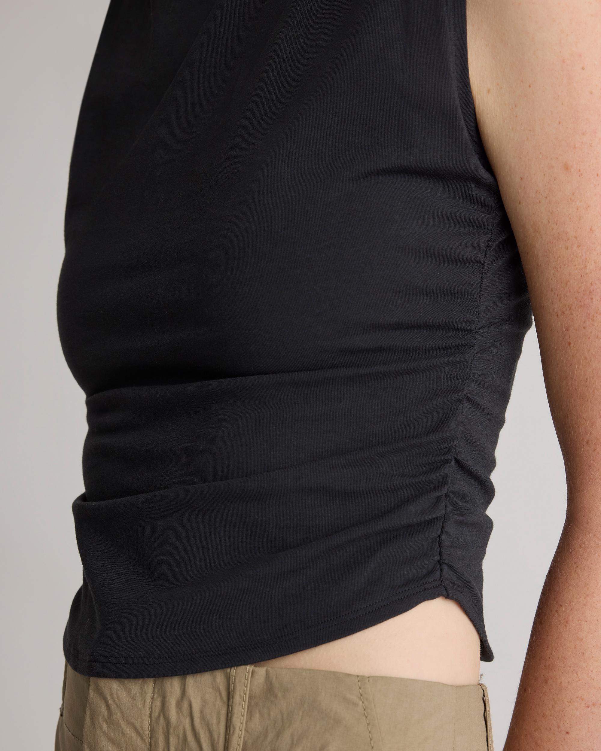 Quince | Women's Stretch Cotton Jersey Sleeveless Mock Neck Top Size XL, Organic Cotton Product Image