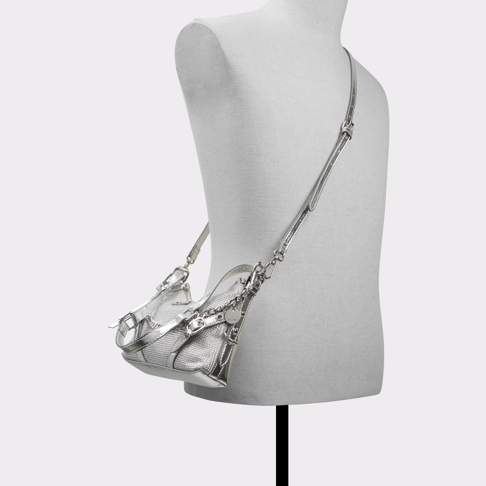 Farelix Light Silver Women's Shoulder Bags | ALDO US Product Image