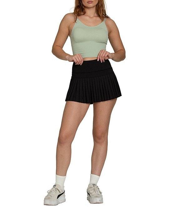 GOLD HINGE Pleated Tennis Mini Skirt Product Image