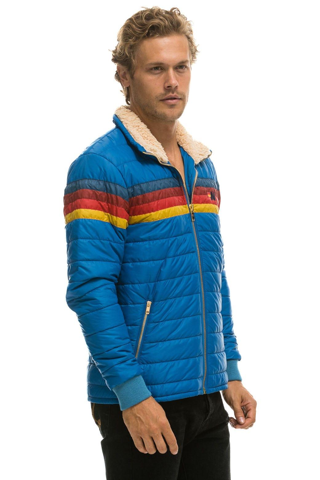 4 STRIPE JACKET  -  SNORKEL BLUE Male Product Image
