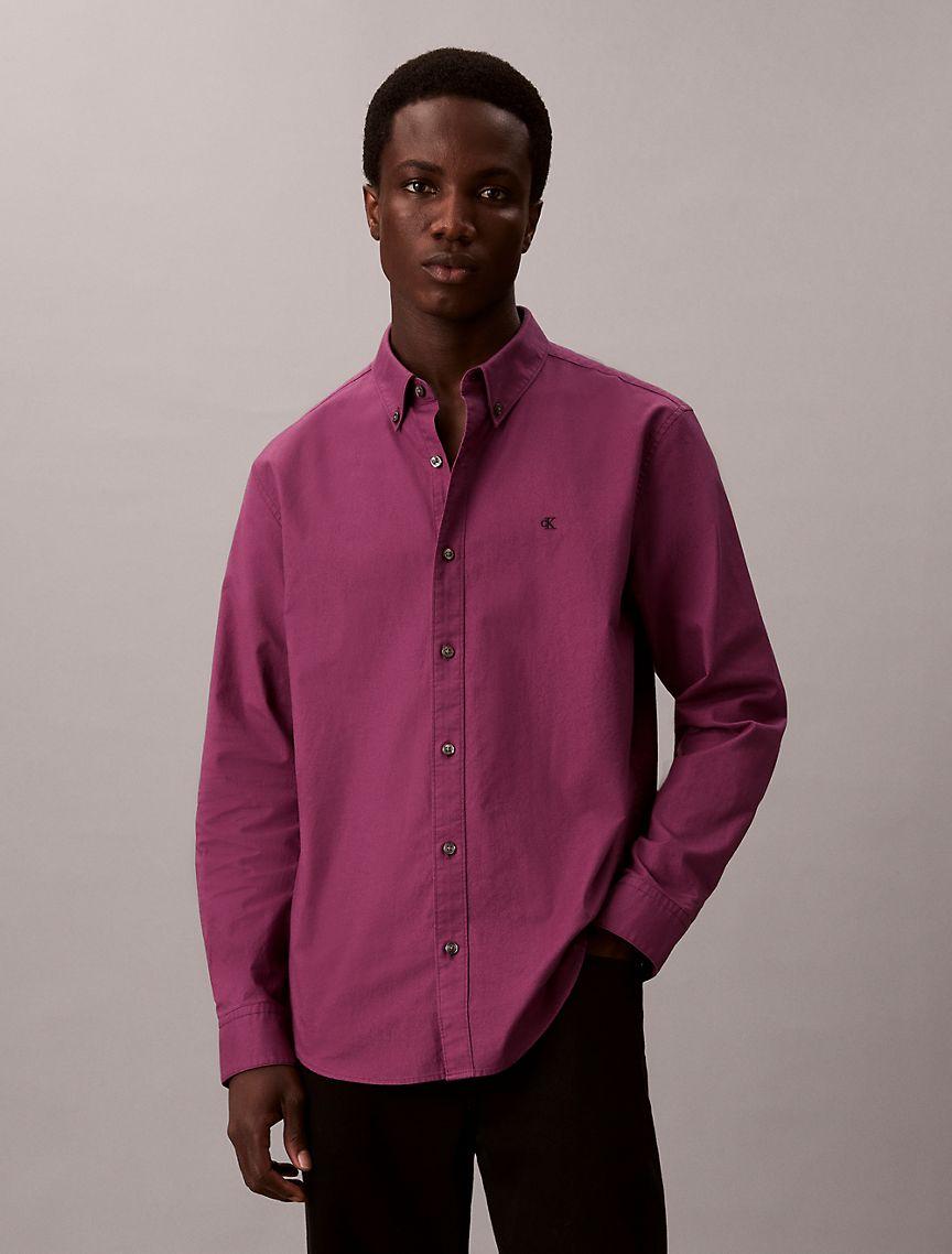 Solid Oxford Classic Button-Down Shirt Product Image