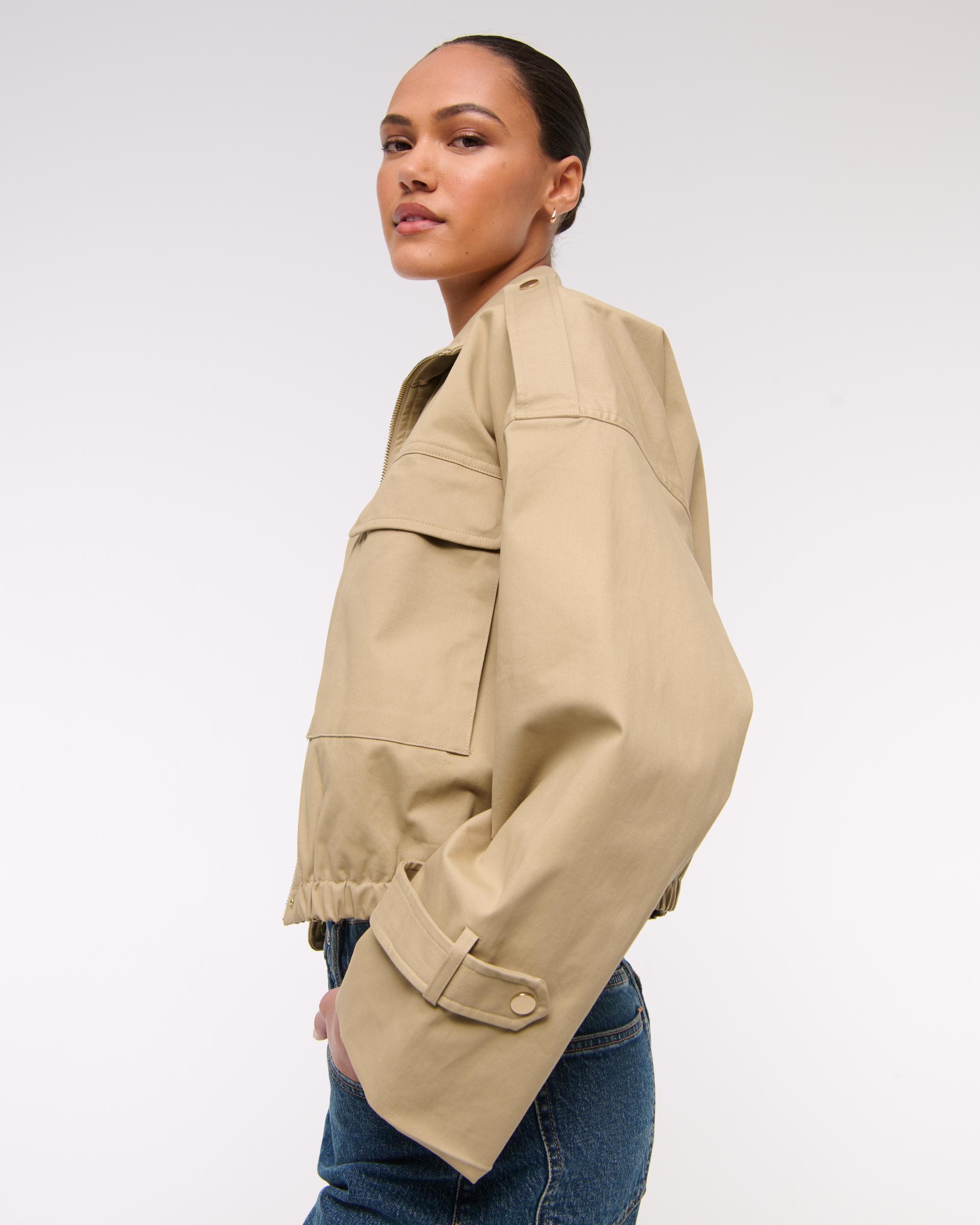 Lightweight Cinched Utility Jacket Product Image