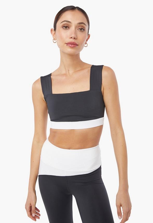 JustFab Margaux Platform Loafer Pump Womens Black/ White Size 8.5 Product Image