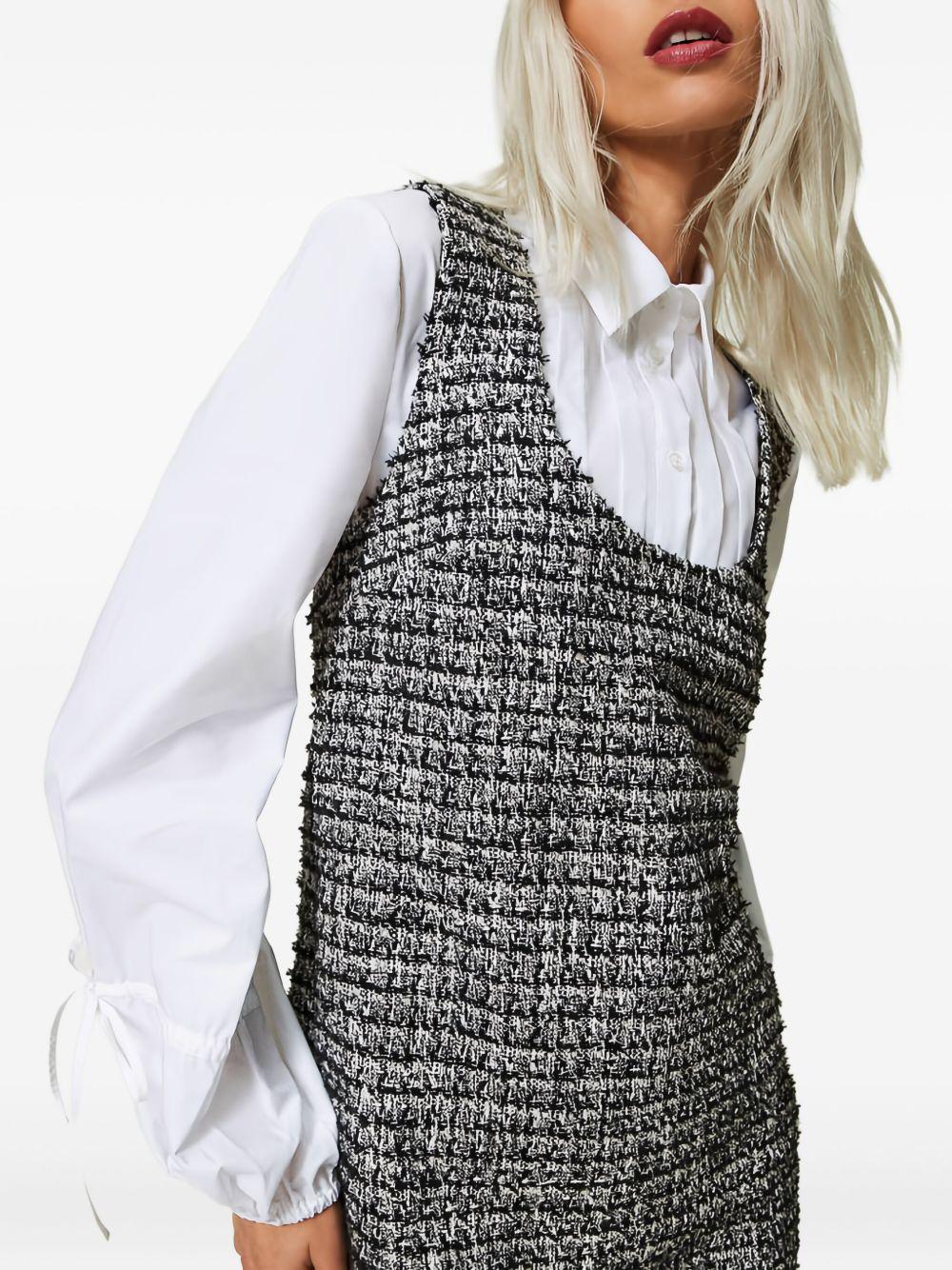 layer tweed mini dress Product Image