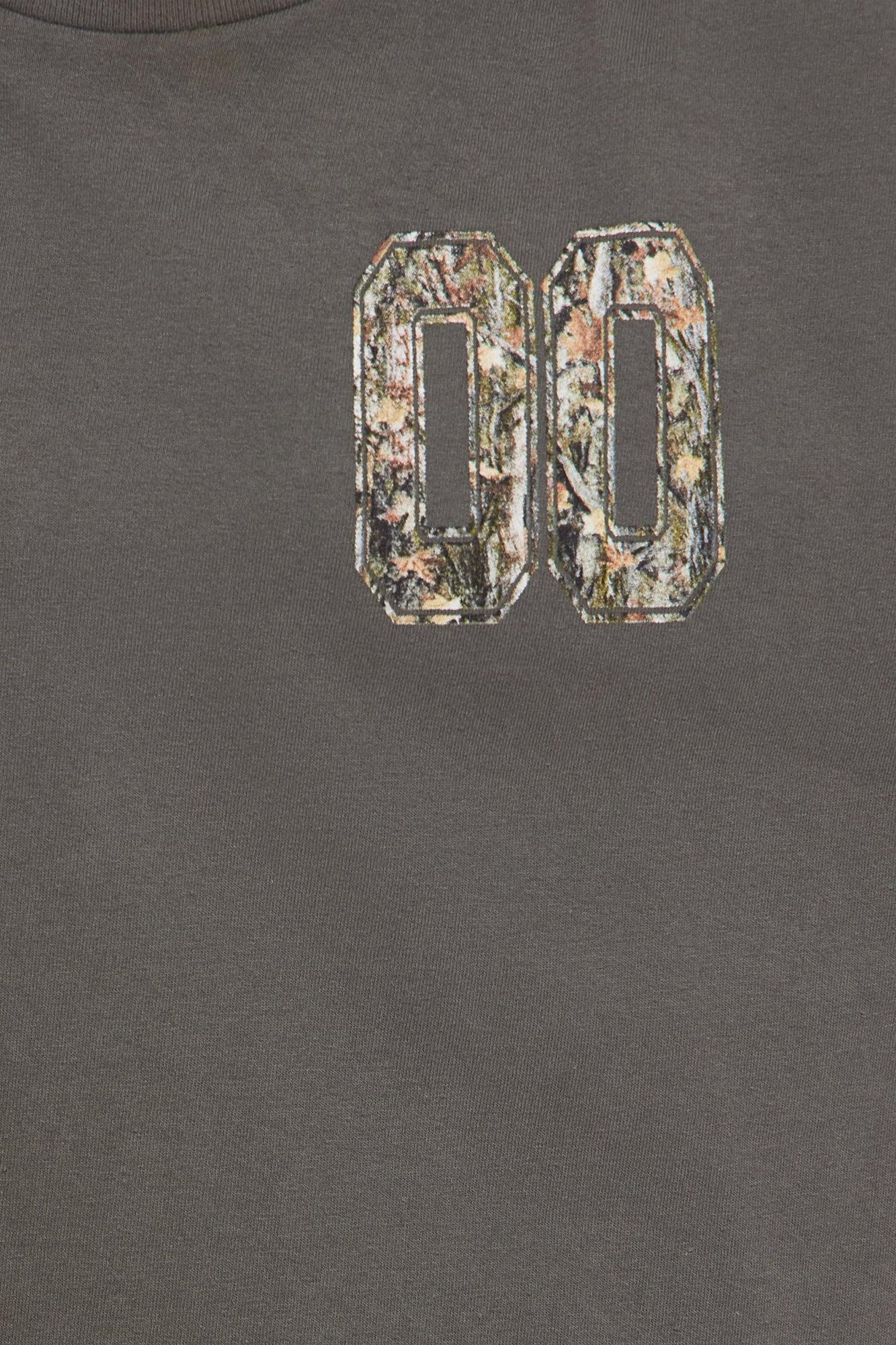 Lexi Camo Washed Oversized Tee - Charcoal Product Image