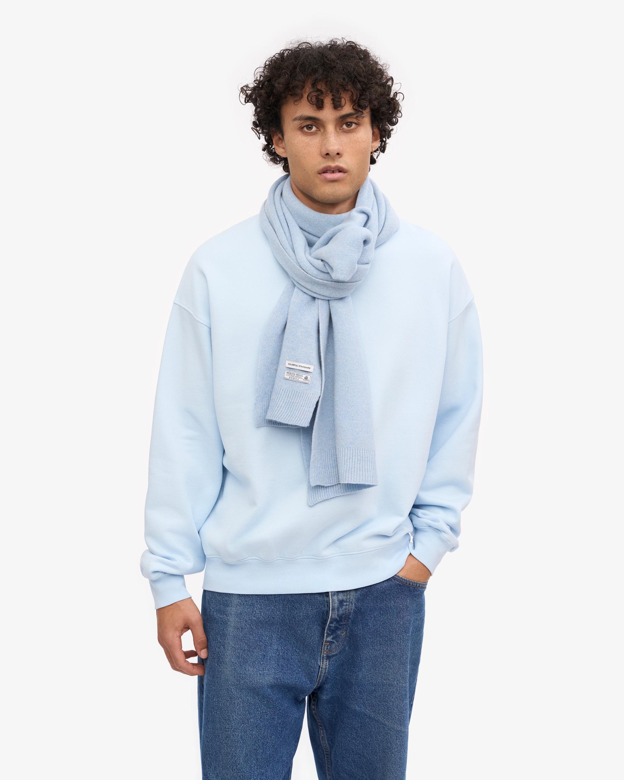 Merino Wool Scarf - Polar Blue Product Image