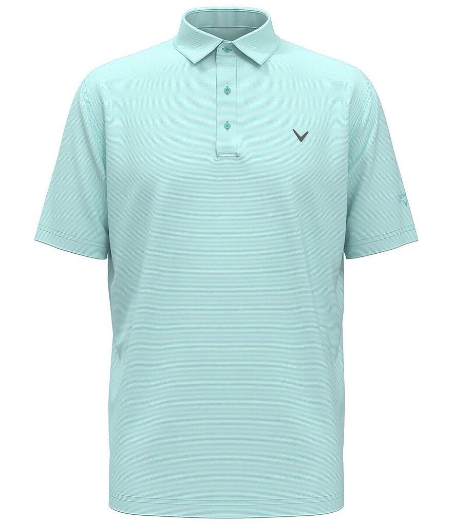 Callaway Fine Line Stripe Print Short Sleeve OptiDri™ Polo Shirt Product Image