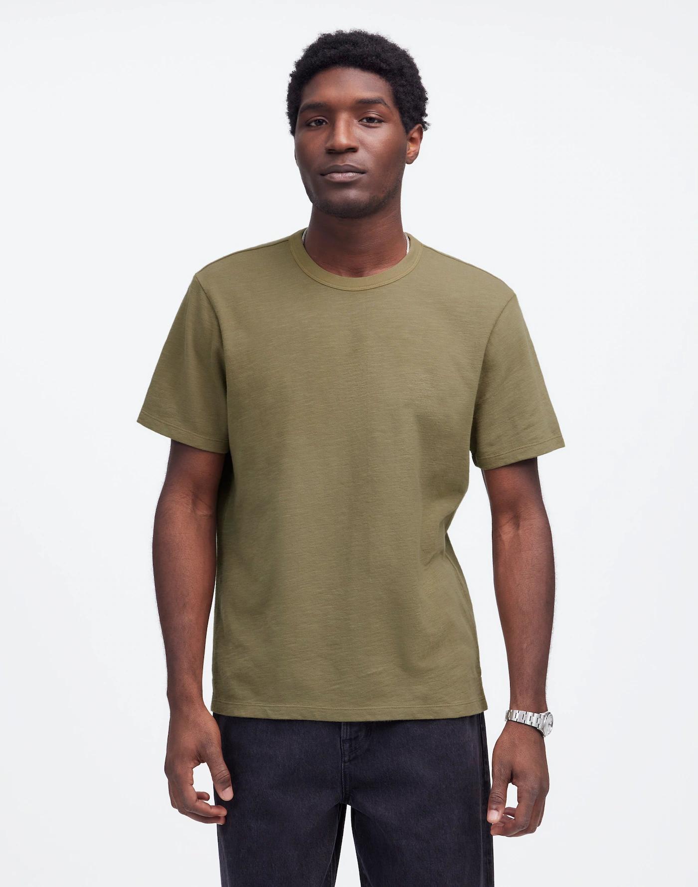 Heavyweight Slub Cotton Tee Product Image