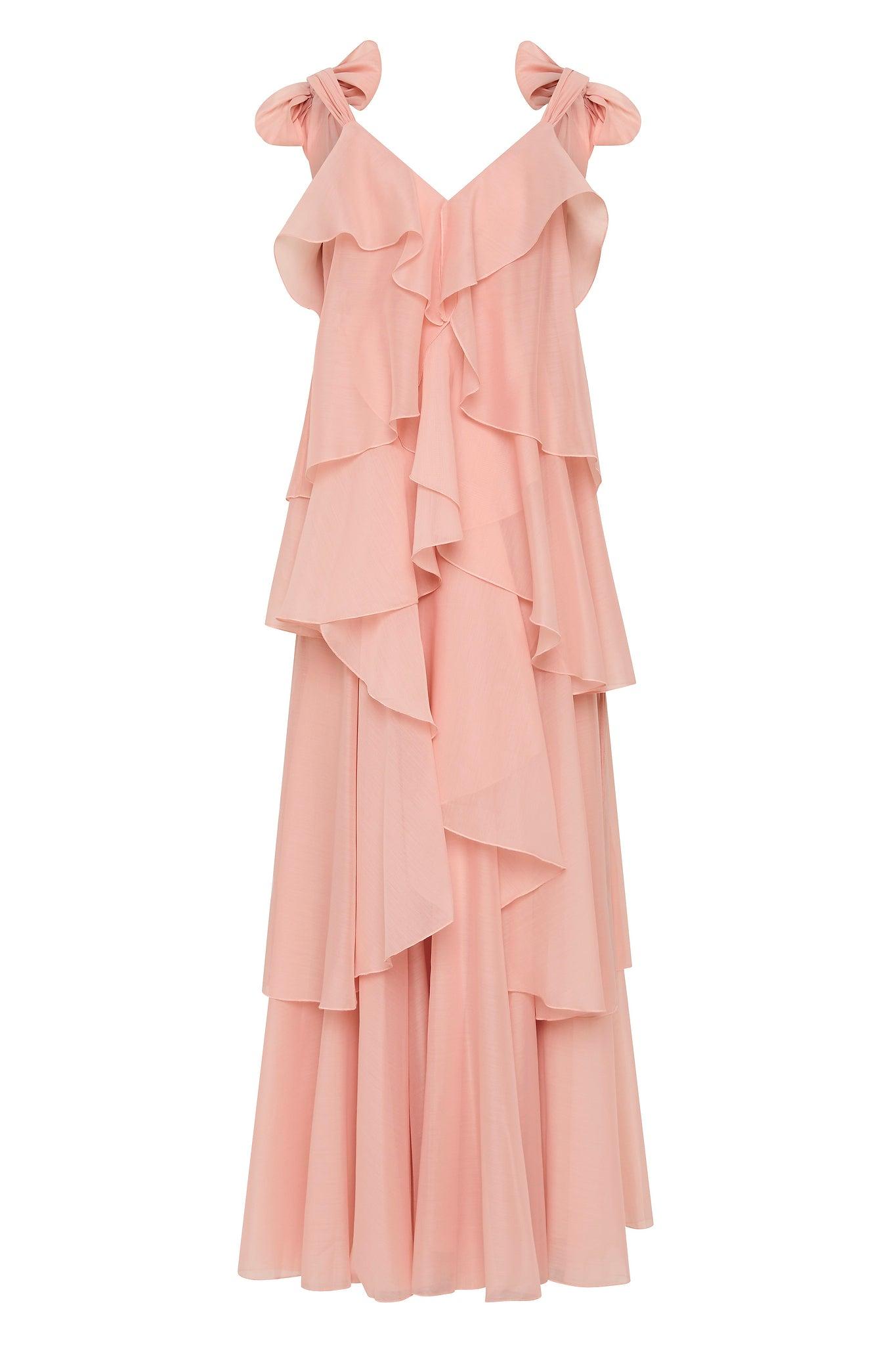 Gracie Maxi Dress-MUTED ROSE / 4 Product Image