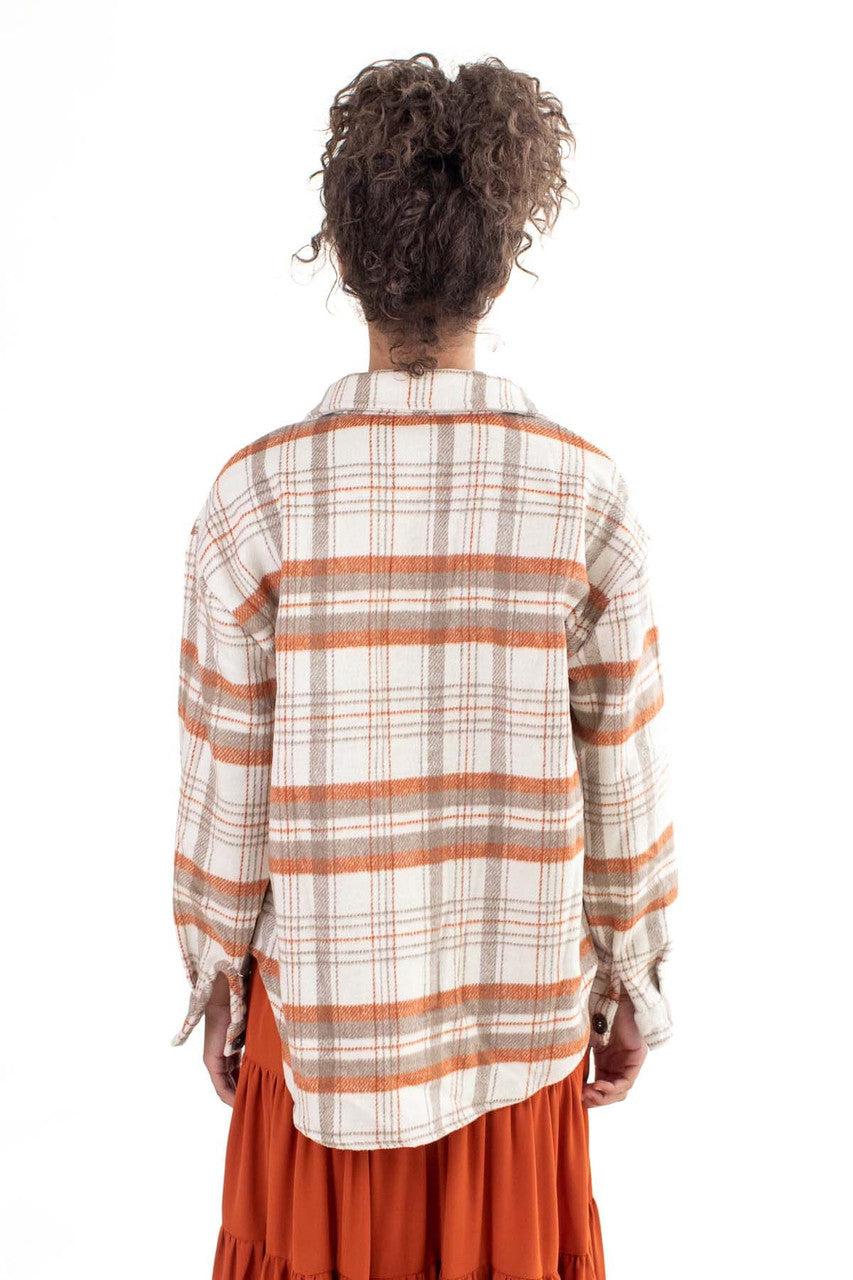 Terra Brushed Plaid Jacket Product Image