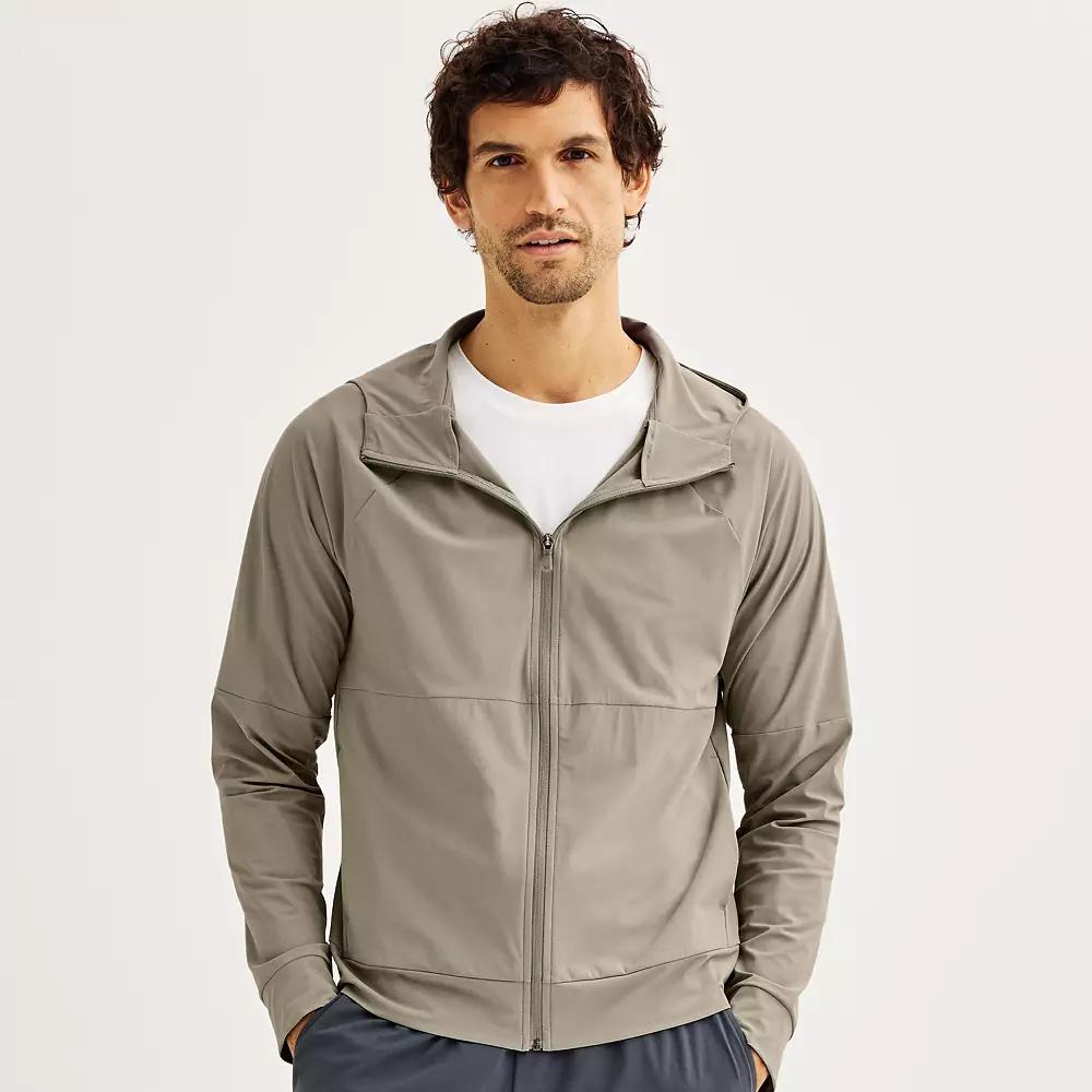 Men's Tek Gear® Performance Zip-Up Hooded Jacket,  Product Image