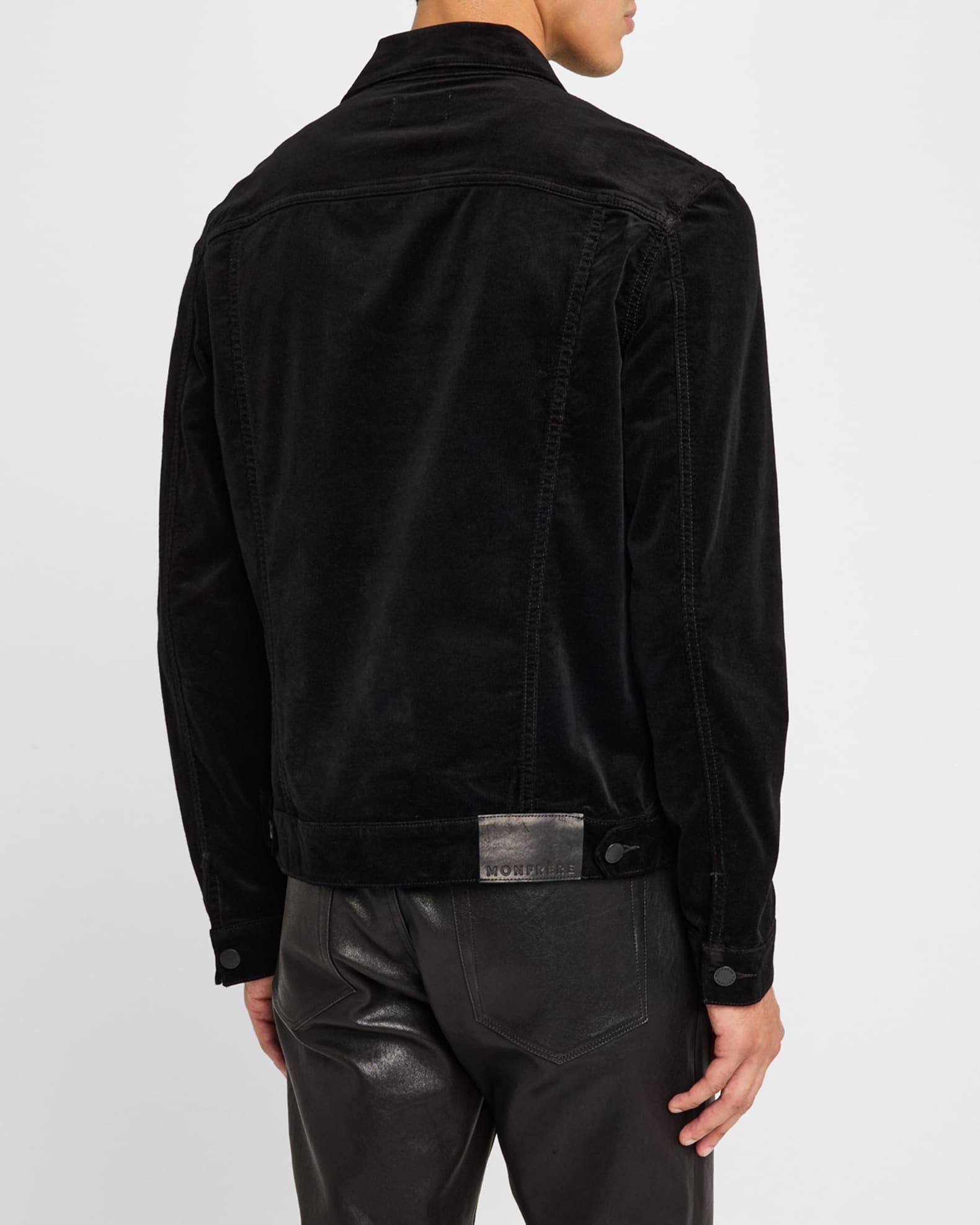 Men's Dean Slim Corduroy Trucker Jacket Product Image