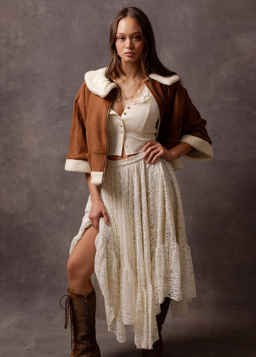 Selah Sweater in Ecru Female Product Image