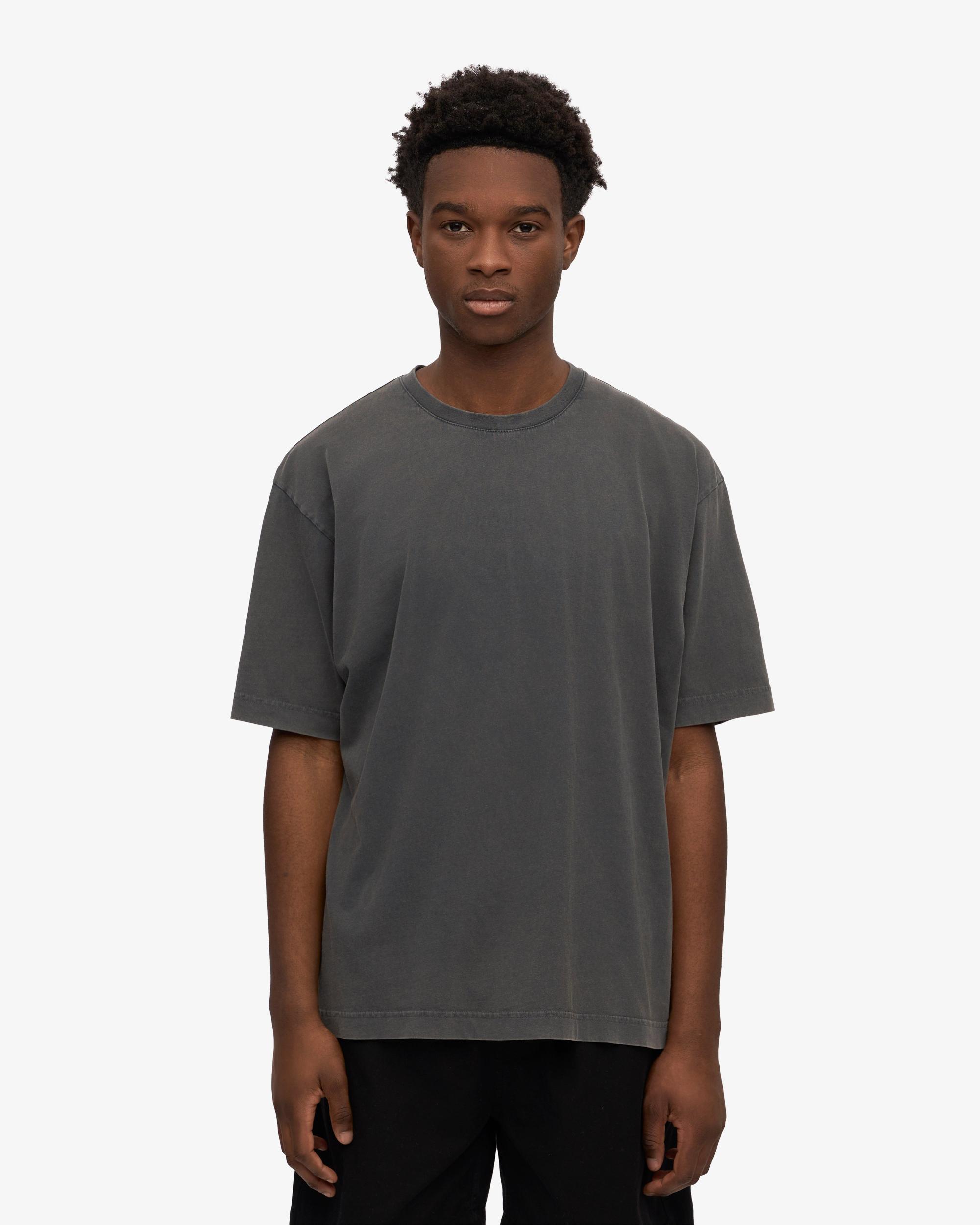 Oversized Organic T-Shirt - Lava Grey Product Image