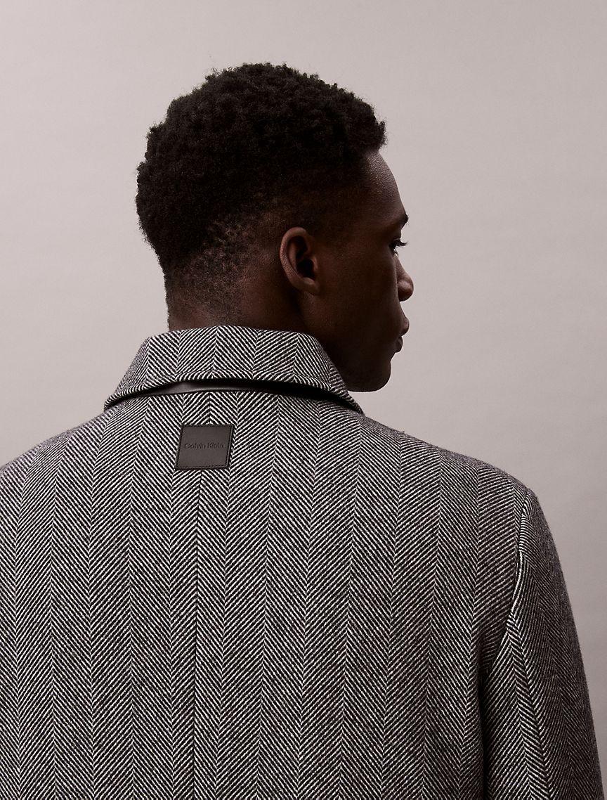 Tech Wool Blend Tailored Coat Product Image