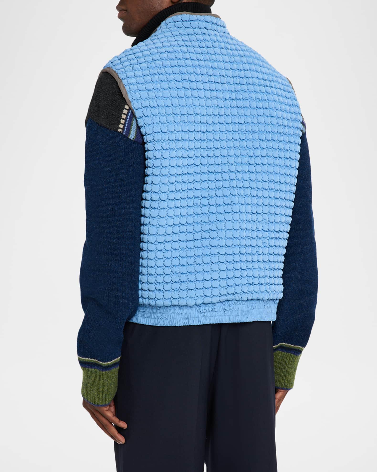 Men's Nylon Crinkled Bubble Vest Product Image