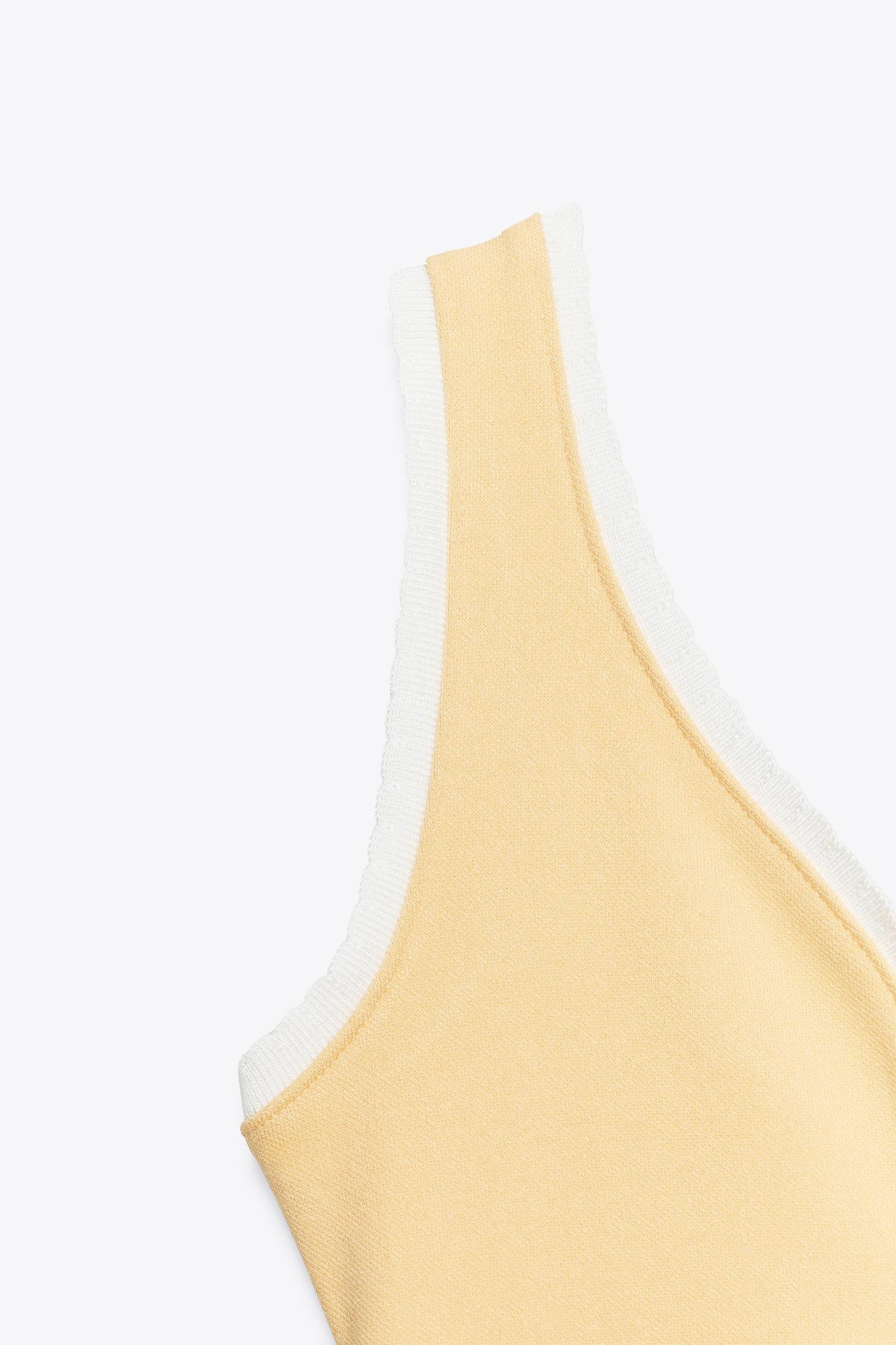 CONTRAST LONG DRESS Product Image