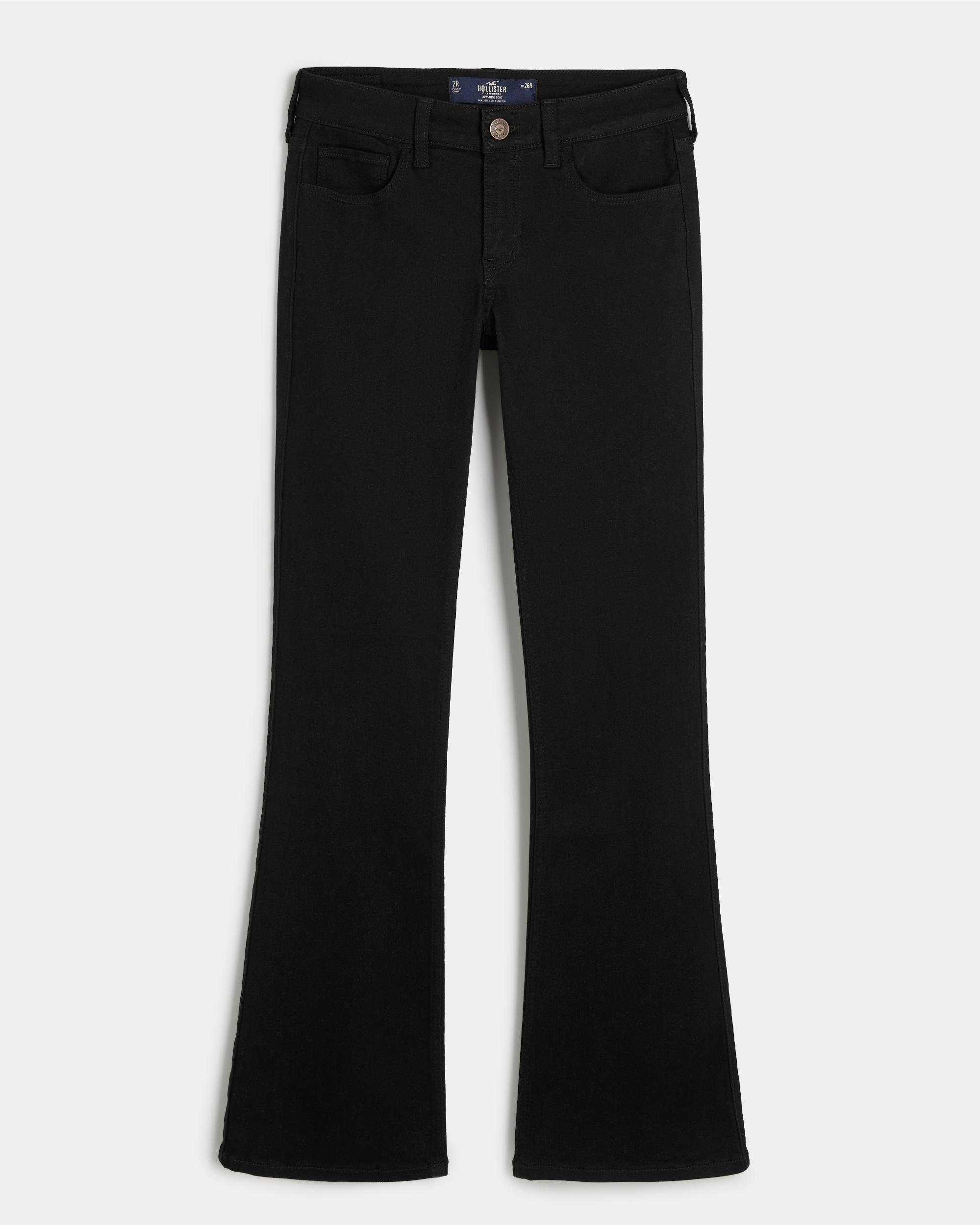 Low-Rise Black Boot Jeans Product Image