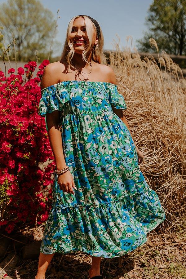 Patio Preferred Floral Midi Product Image