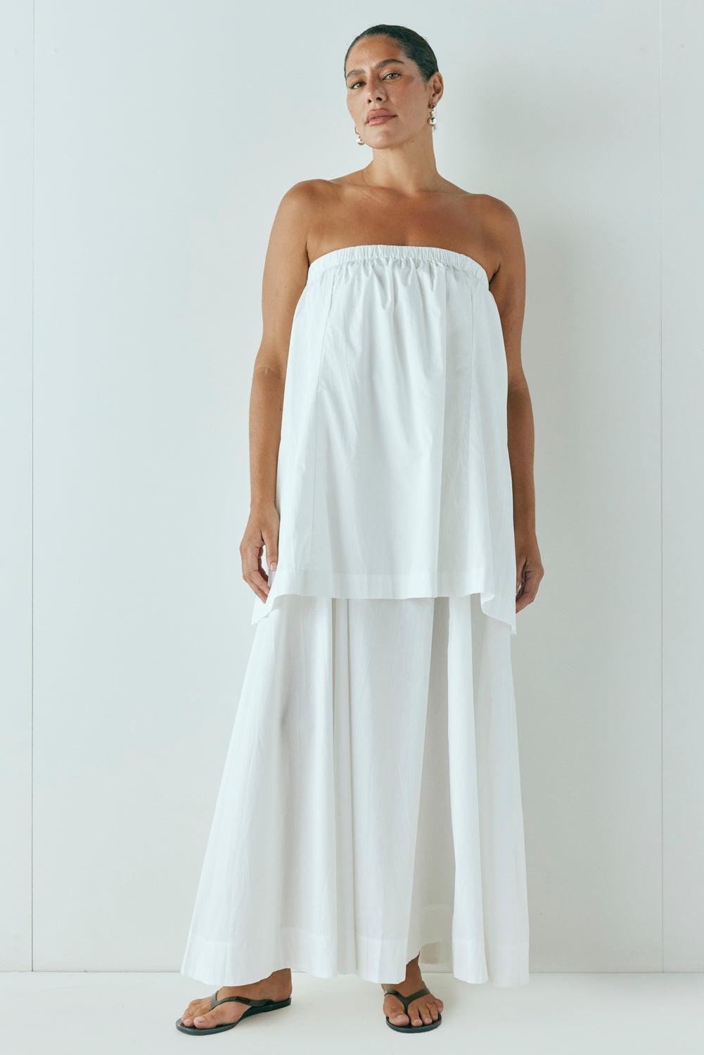 Hali Maxi Dress White Product Image