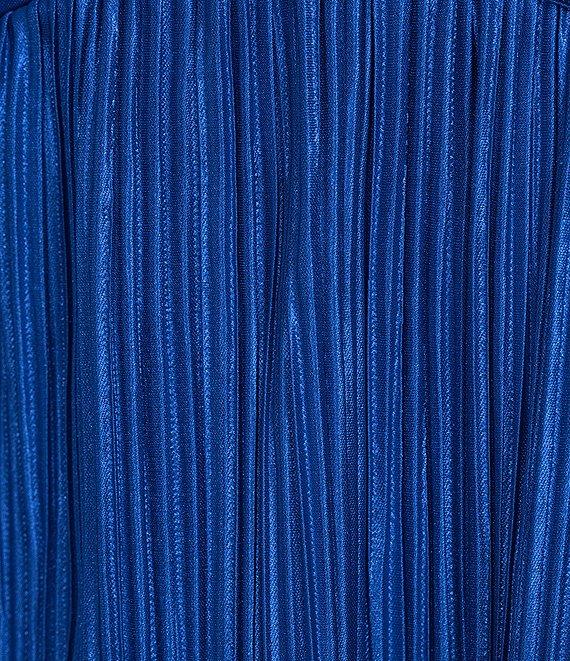 Lulus Mulholland Cutout Plisse Maxi Dress Product Image