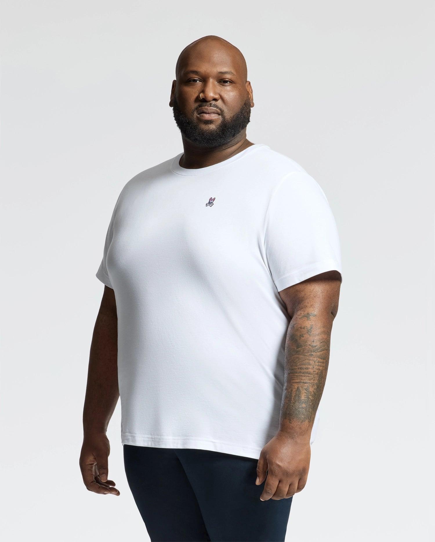 MENS BIG AND TALL CLASSIC CREW NECK TEE - B9U014CRPC Male Product Image