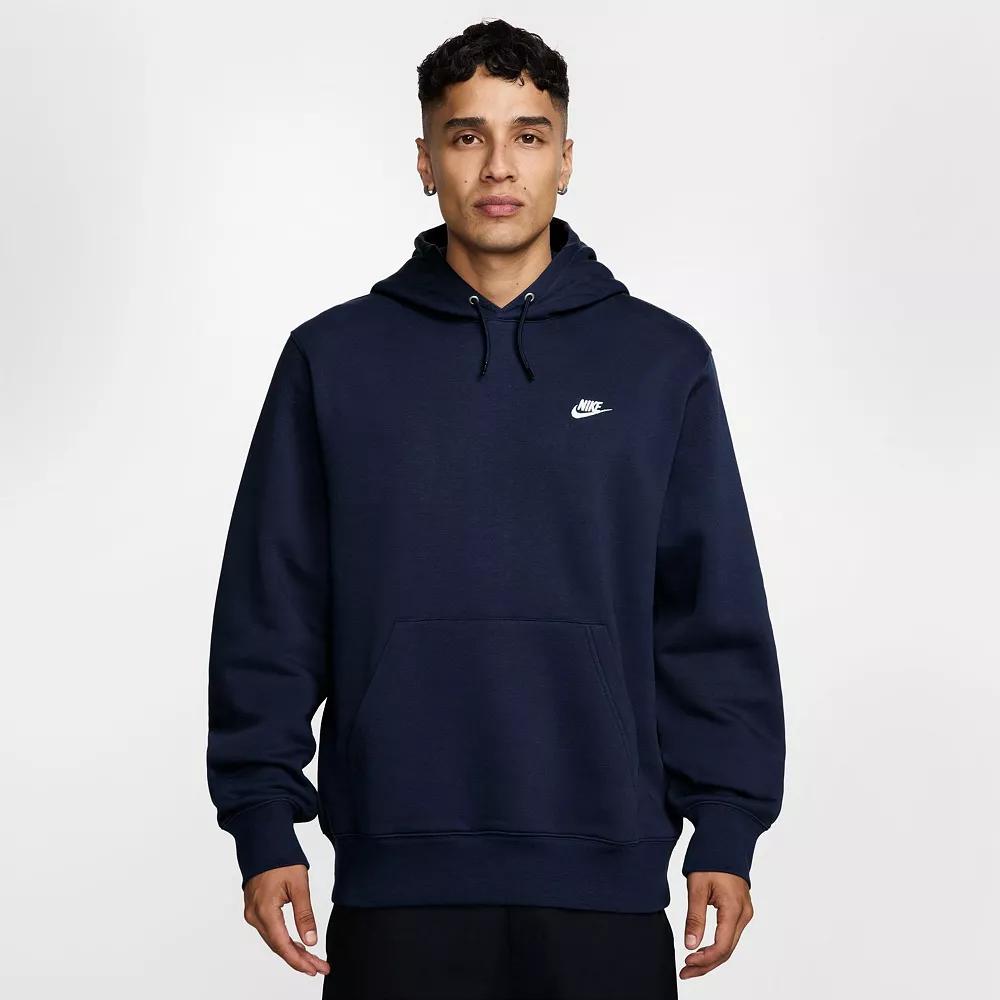 Big & Tall Nike Club Pull-Over Fleece Hoodie, Men's,  Product Image