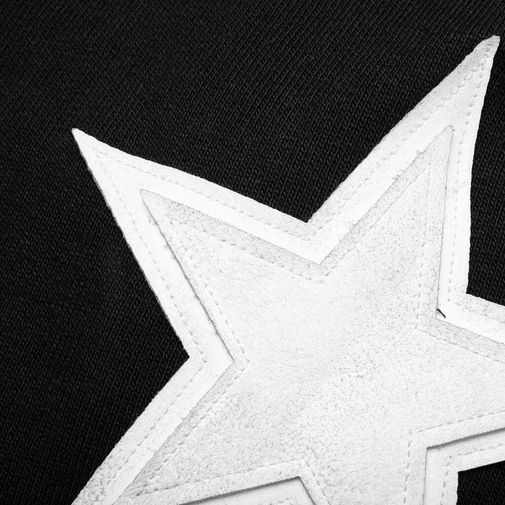 Patched Stars Vintage Sweatpants - Black/White Male Product Image
