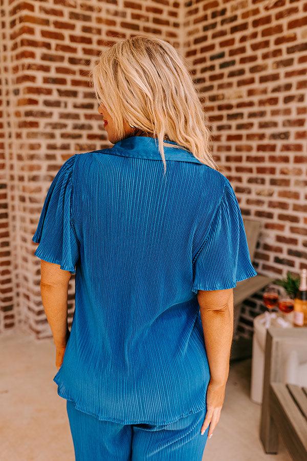 The Terrence Pleated Button Up Curves Product Image