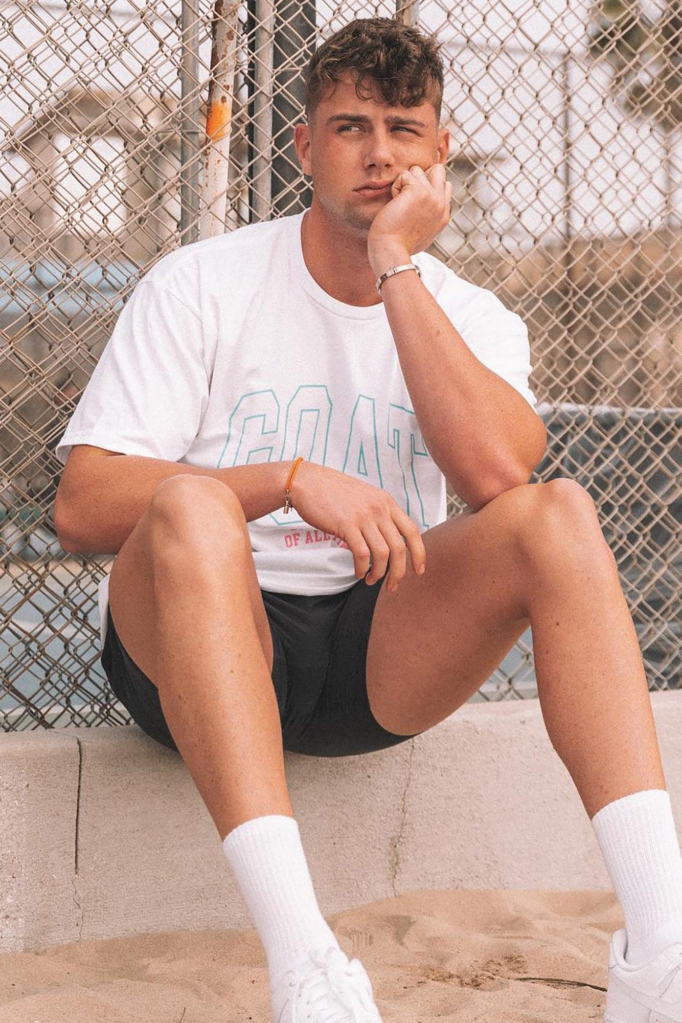 I'm The GOAT Short Sleeve Tee - White Product Image