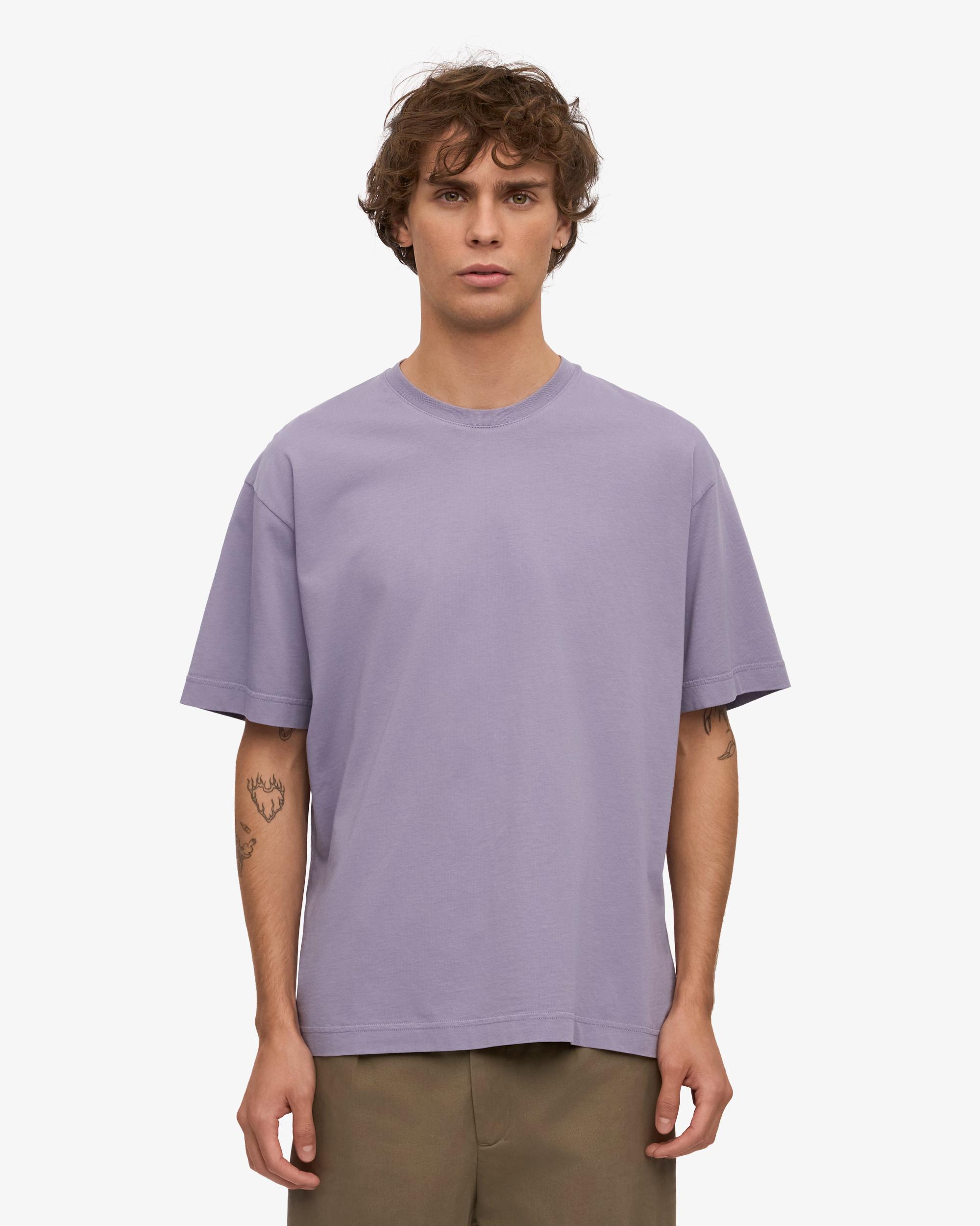 Oversized Organic T-Shirt - Purple Jade Product Image
