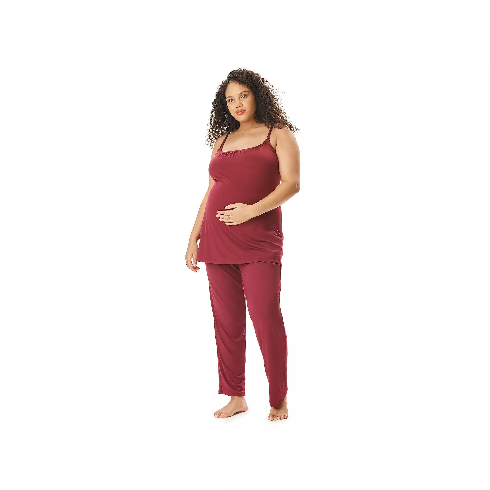 Maternity Motherhood® Swing Cami & Foldover Pant Set, Women's,  Product Image