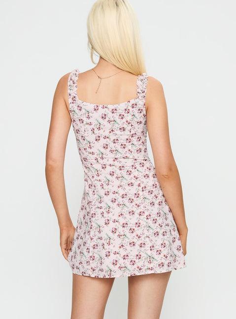 Sweetpea Mini Dress Multi Floral Product Image