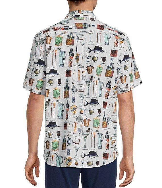 Tommy Bahama Big & Tall Nova Wave Well Stocked Short Sleeve Woven Shirt Product Image