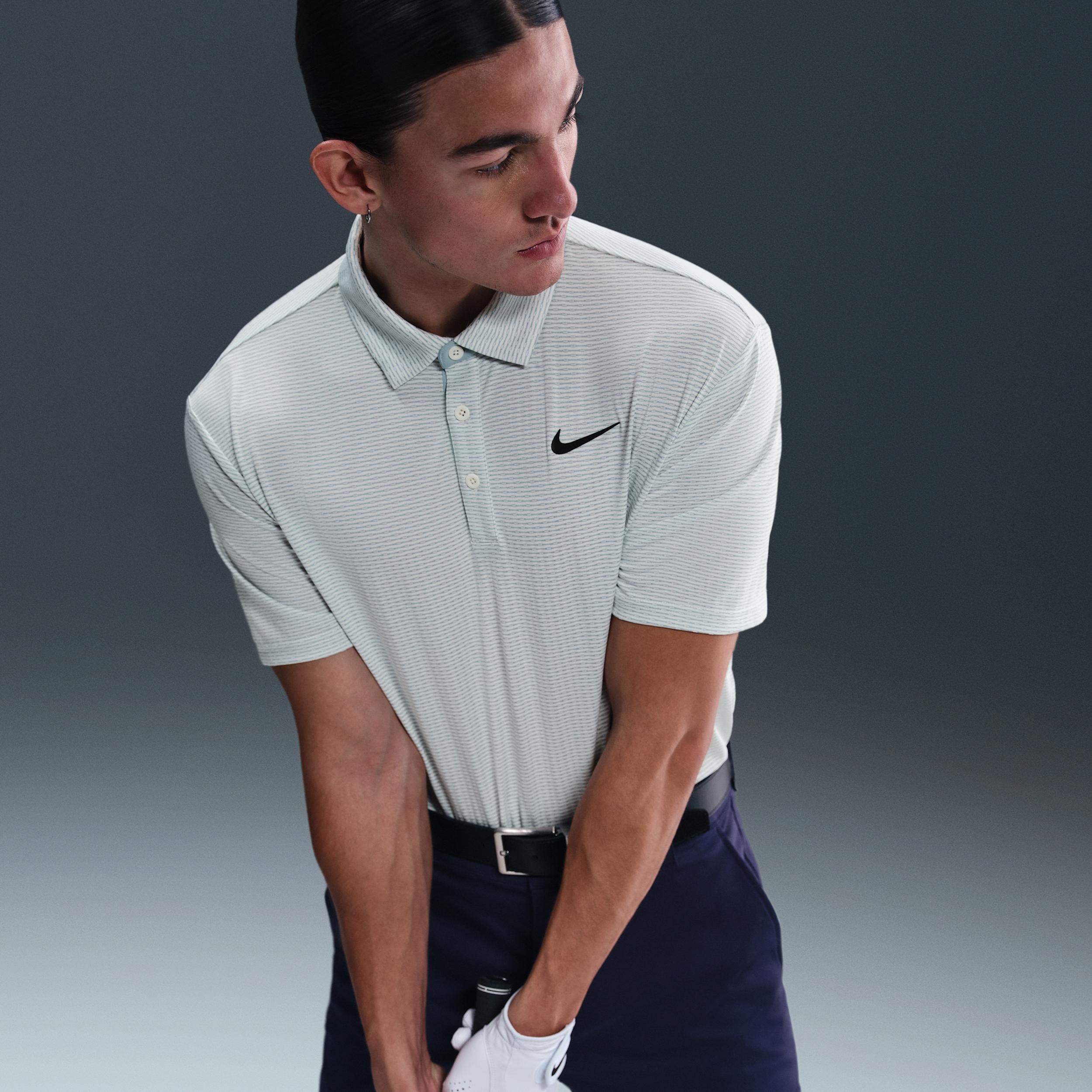 Nike Mens Tour Dri-FIT Textured Golf Polo | FZ7530-110 Product Image