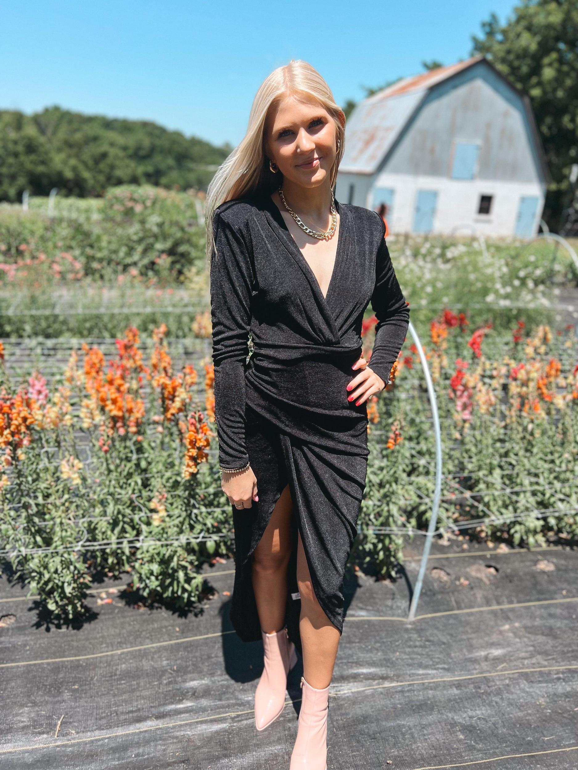 Slinky Slink Asymmetrical Dress Product Image