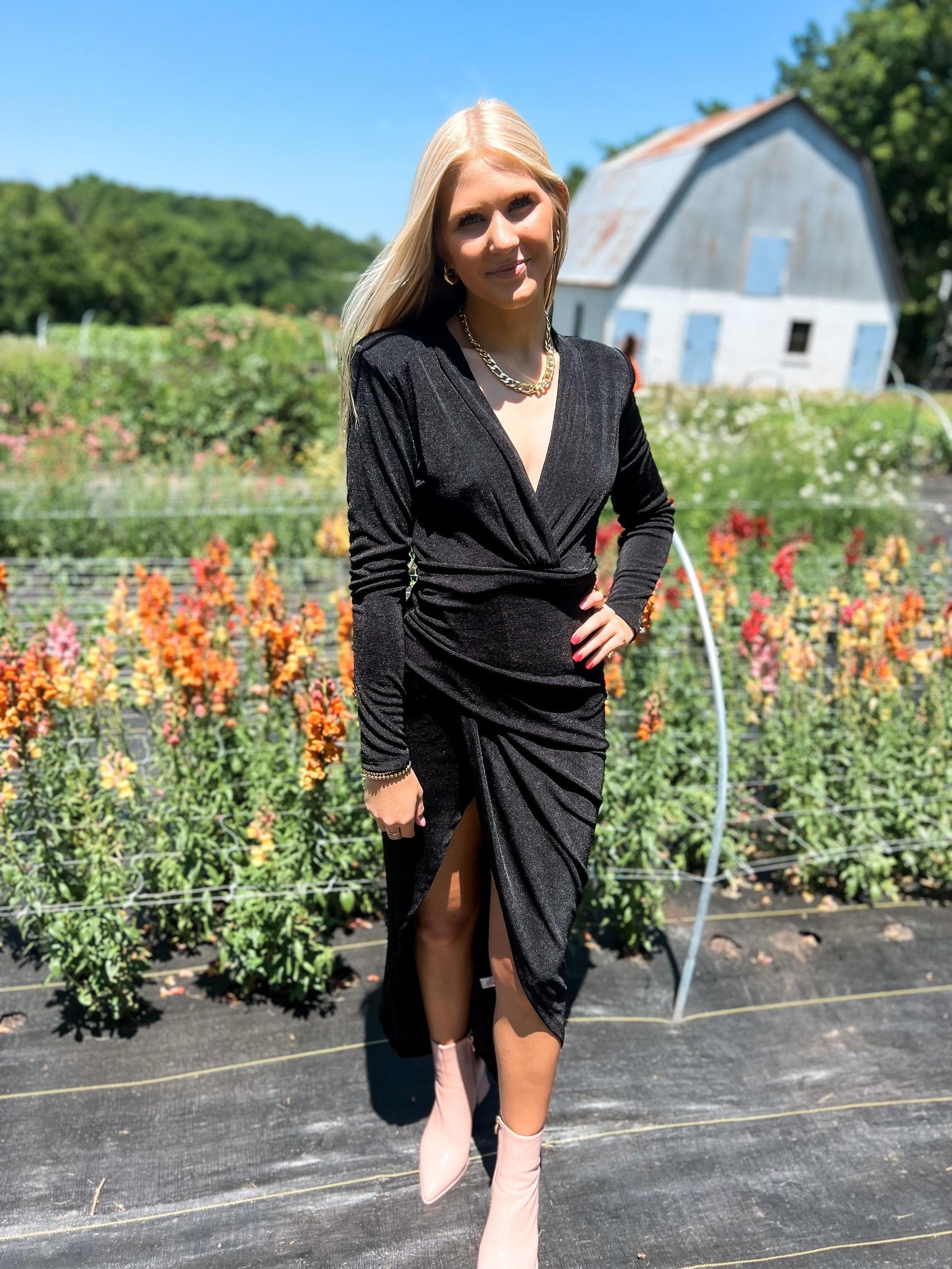 Slinky Slink Asymmetrical Dress Product Image