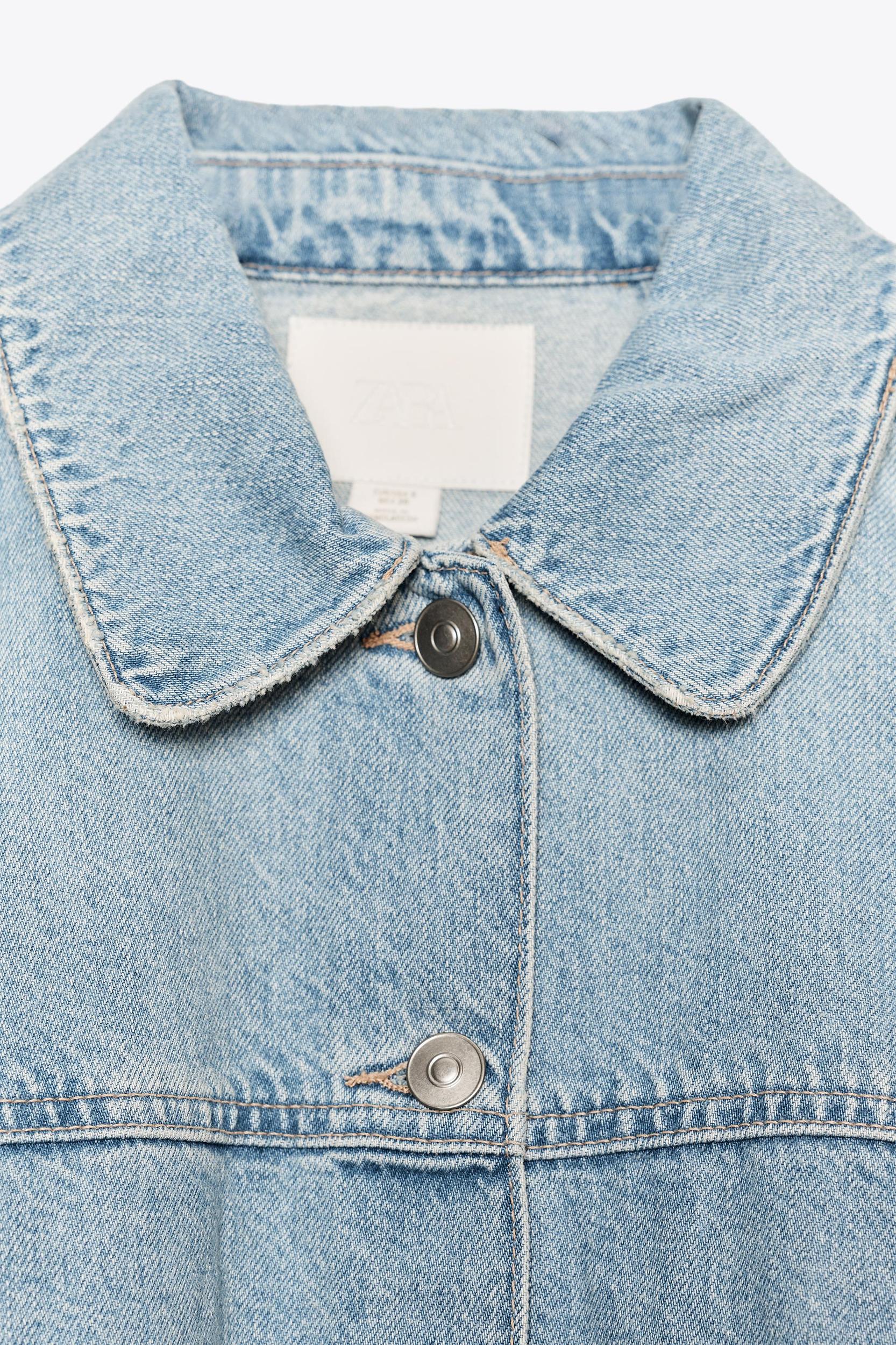TRF DENIM CAPE JACKET Product Image