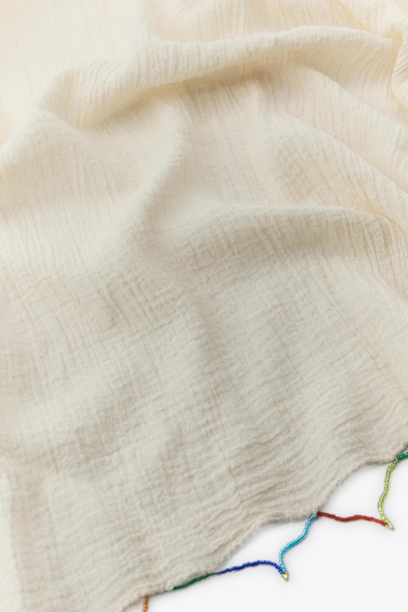 PLAIN BEADED SCARF Product Image