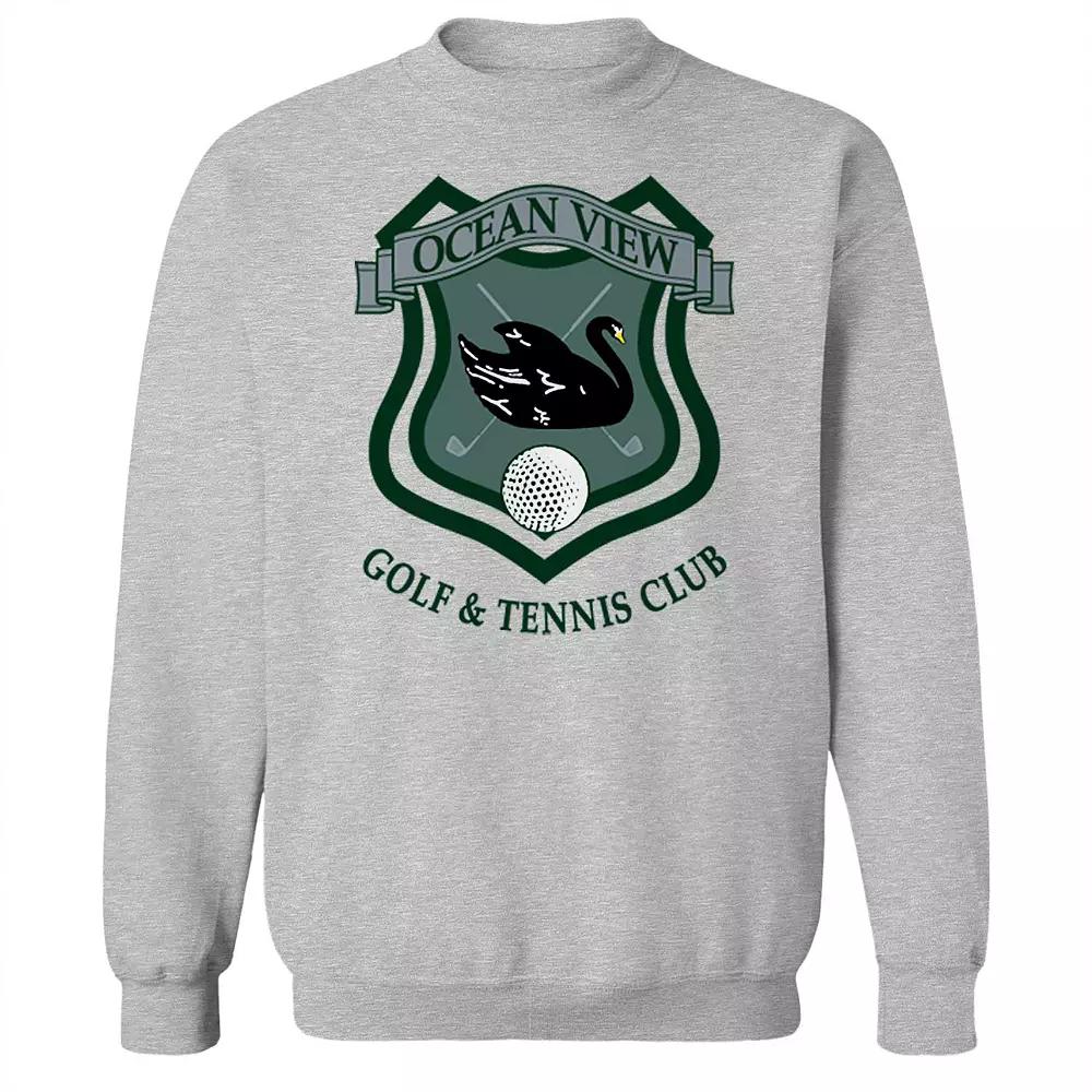 Men's Ocean View GTC Curb Your Enthusiasm Graphic Fleece Crew Sweatshirt, Adult Unisex,  Product Image