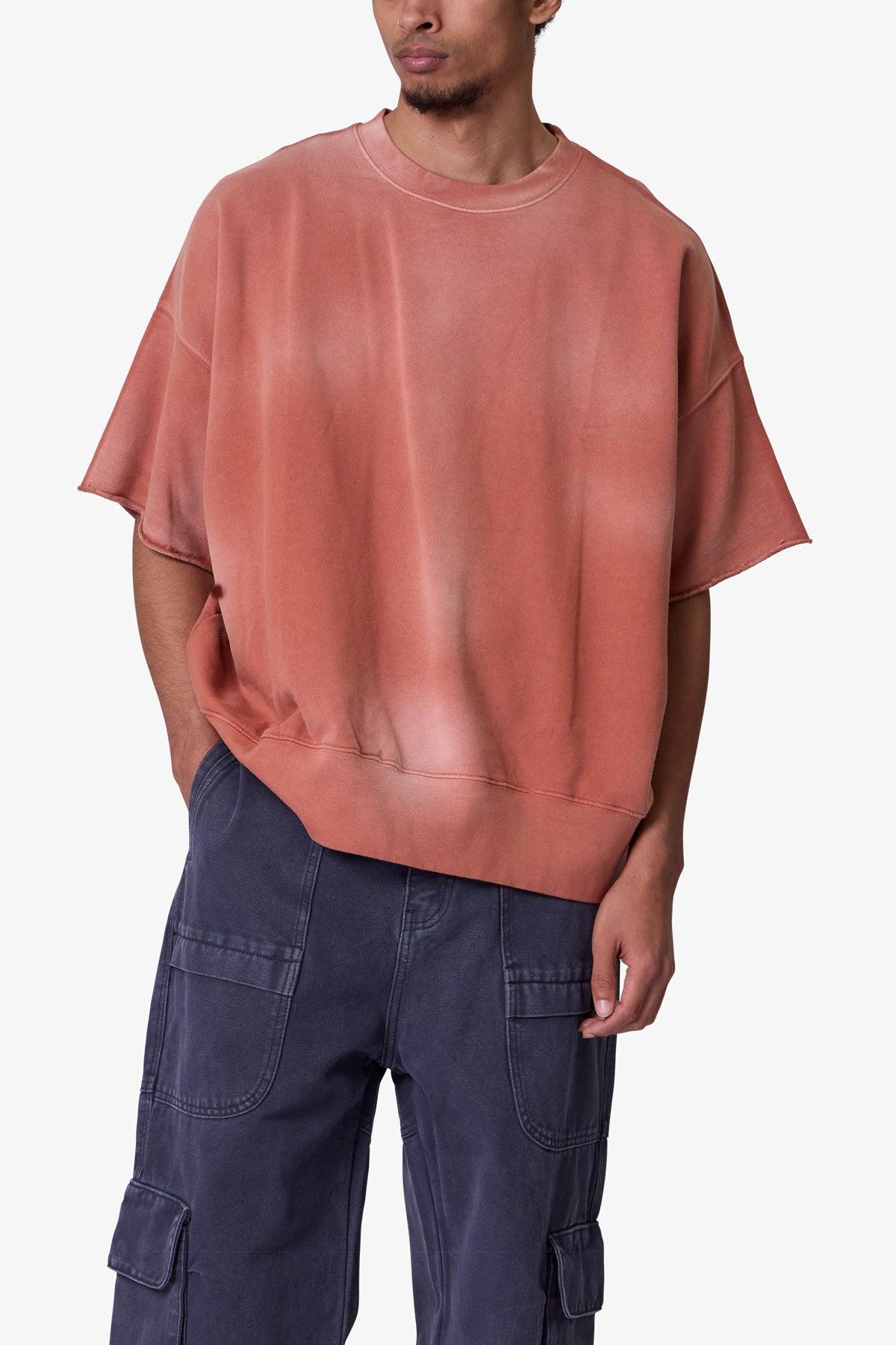 Oversized Crewneck Tee - Rust Product Image