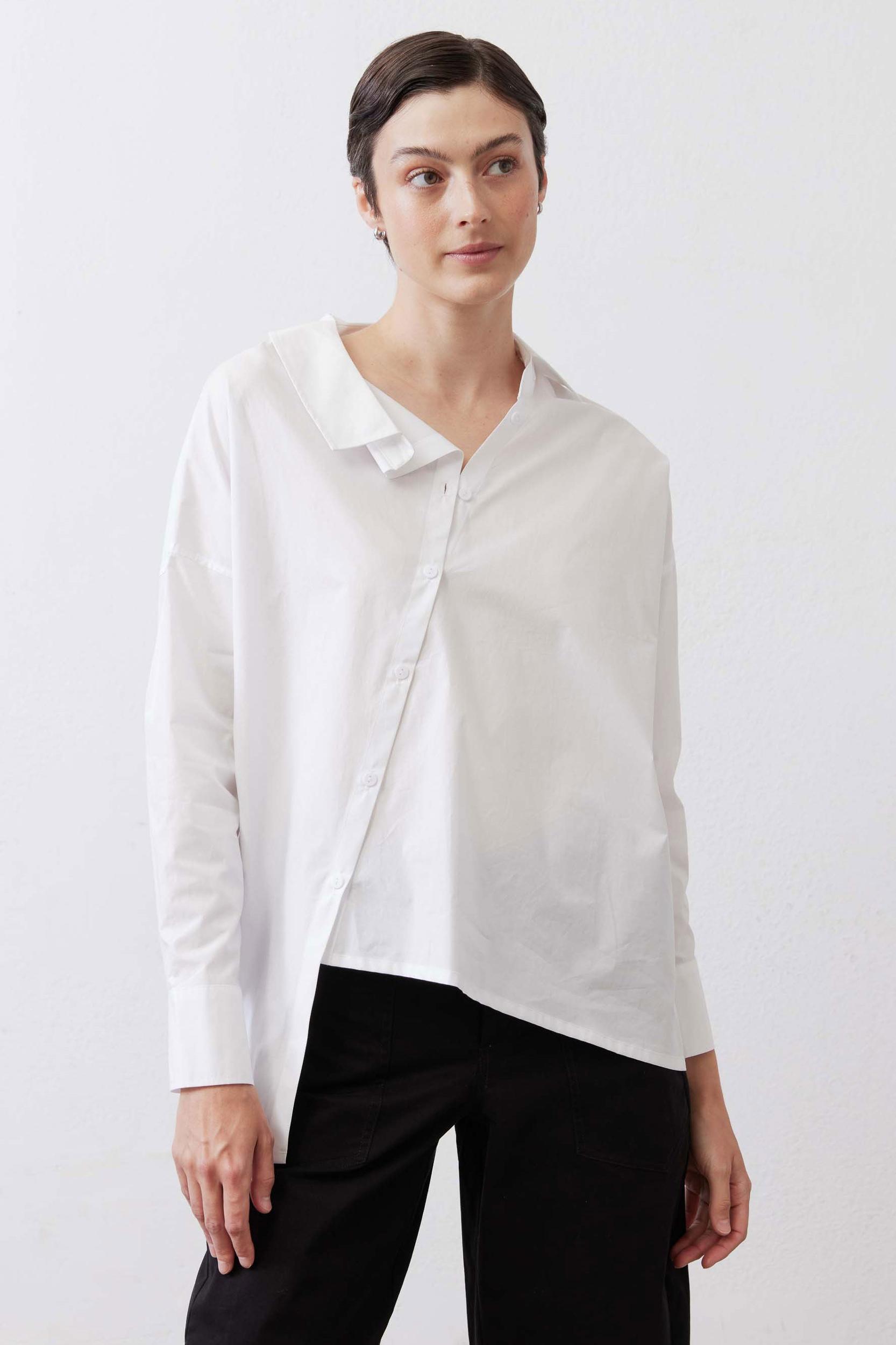 Woke Up Like This Button Down Top Product Image