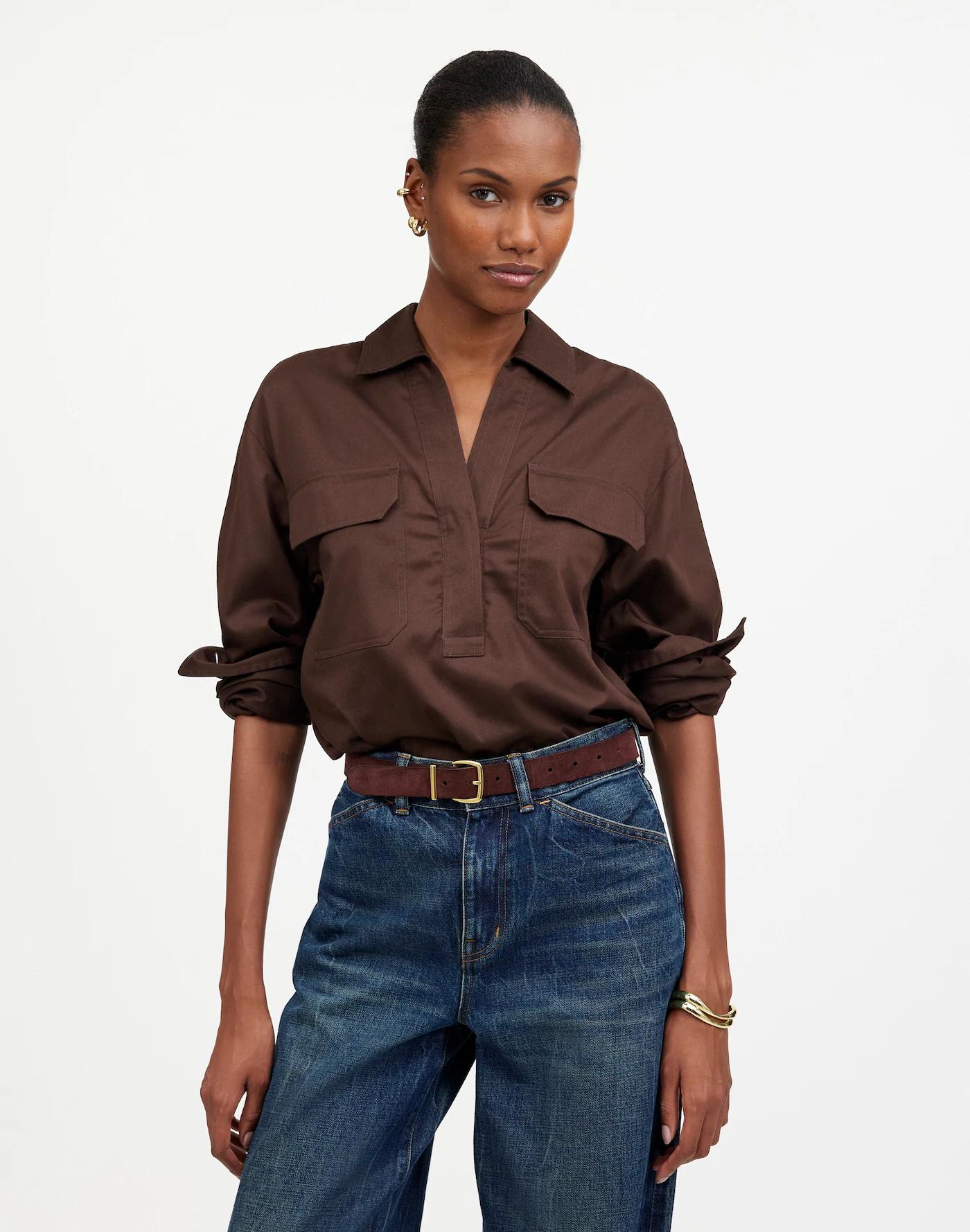 Utility Long-Sleeve Popover Shirt Product Image