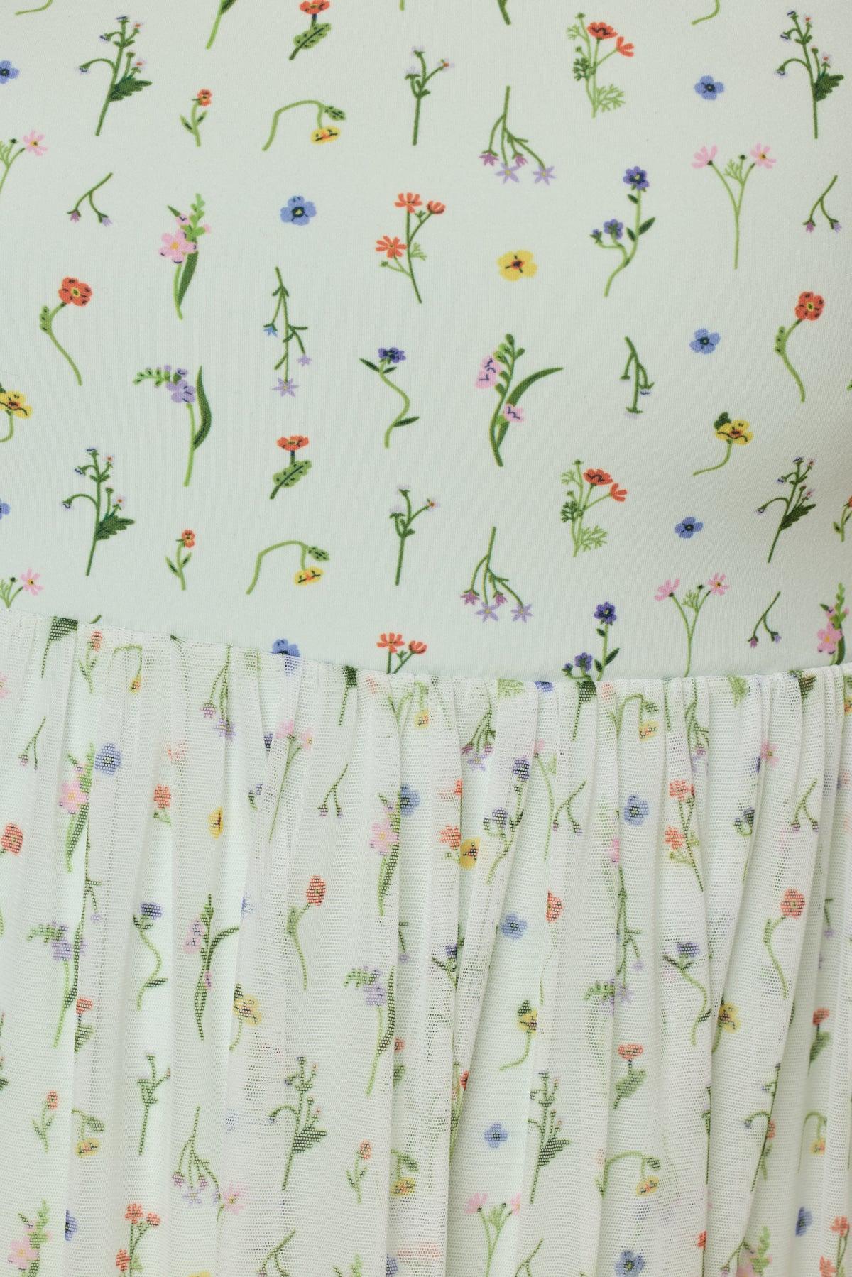 Pirouette Babydoll Dress - Meadow Product Image