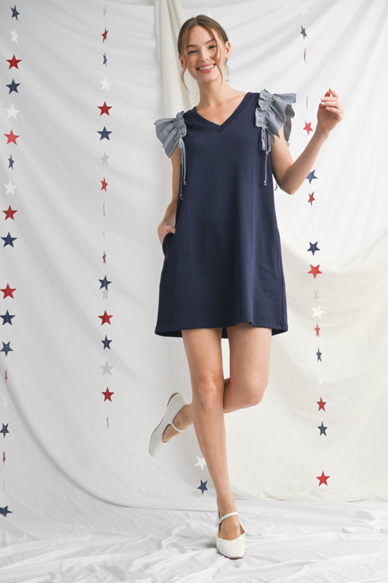 The Riviera Ruffle Dress Product Image