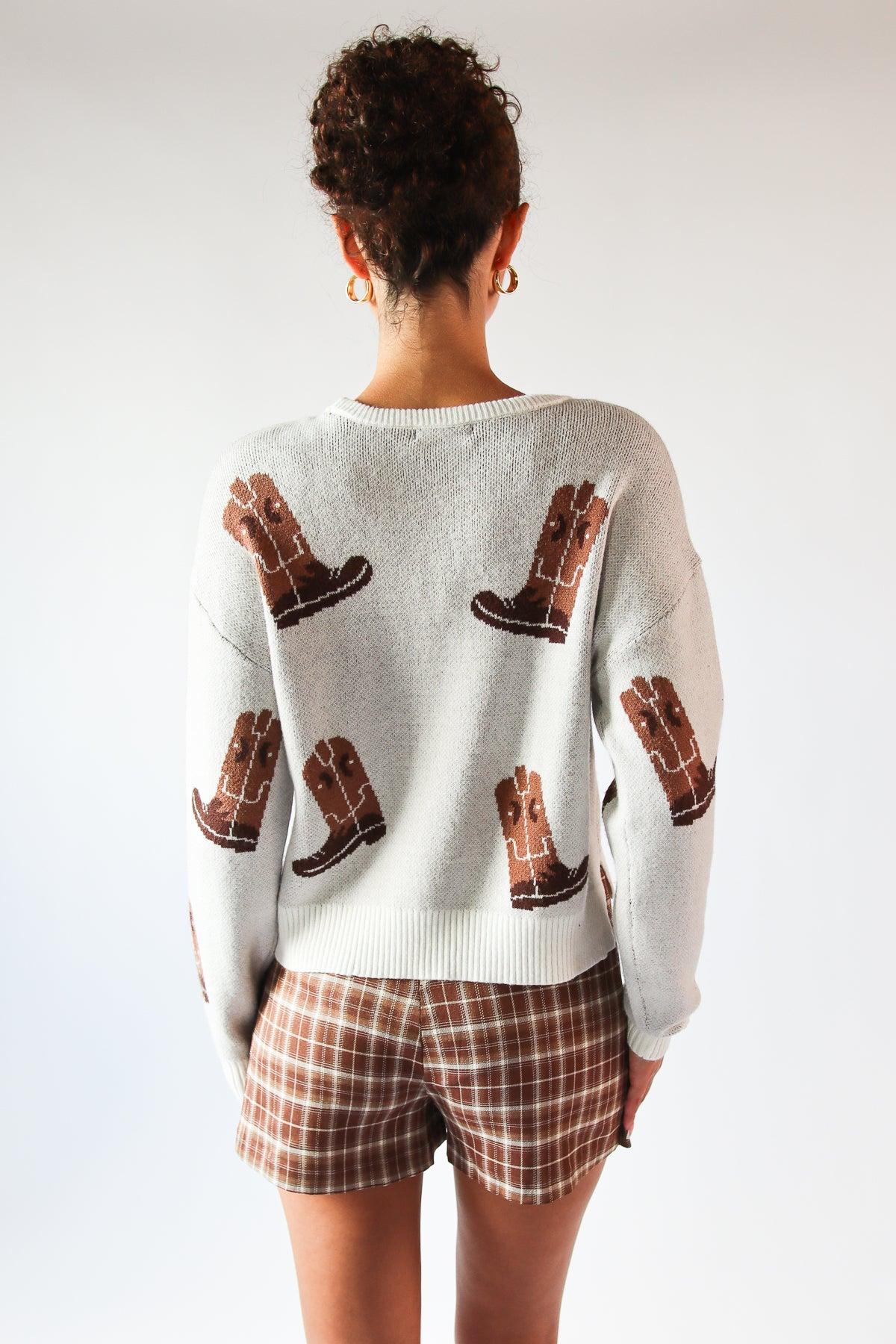 Knit Print Sweater Product Image