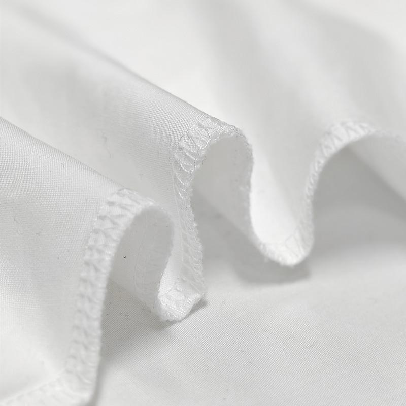 Long Sleeves Asymmetric Buttoned Split-Front Blouses&Shirts Tops Product Image