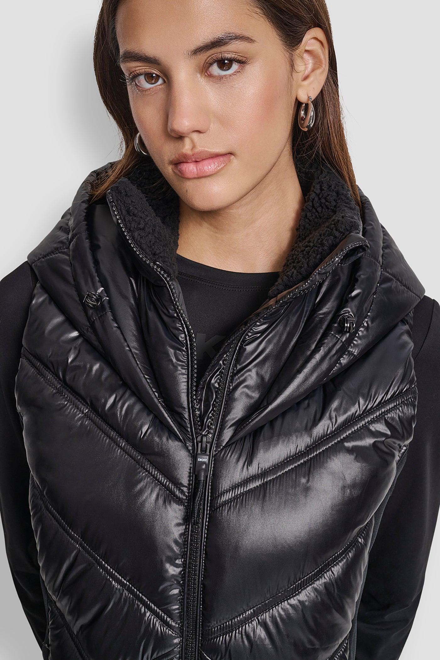 SCUBA-PANELED PUFFER VEST Product Image